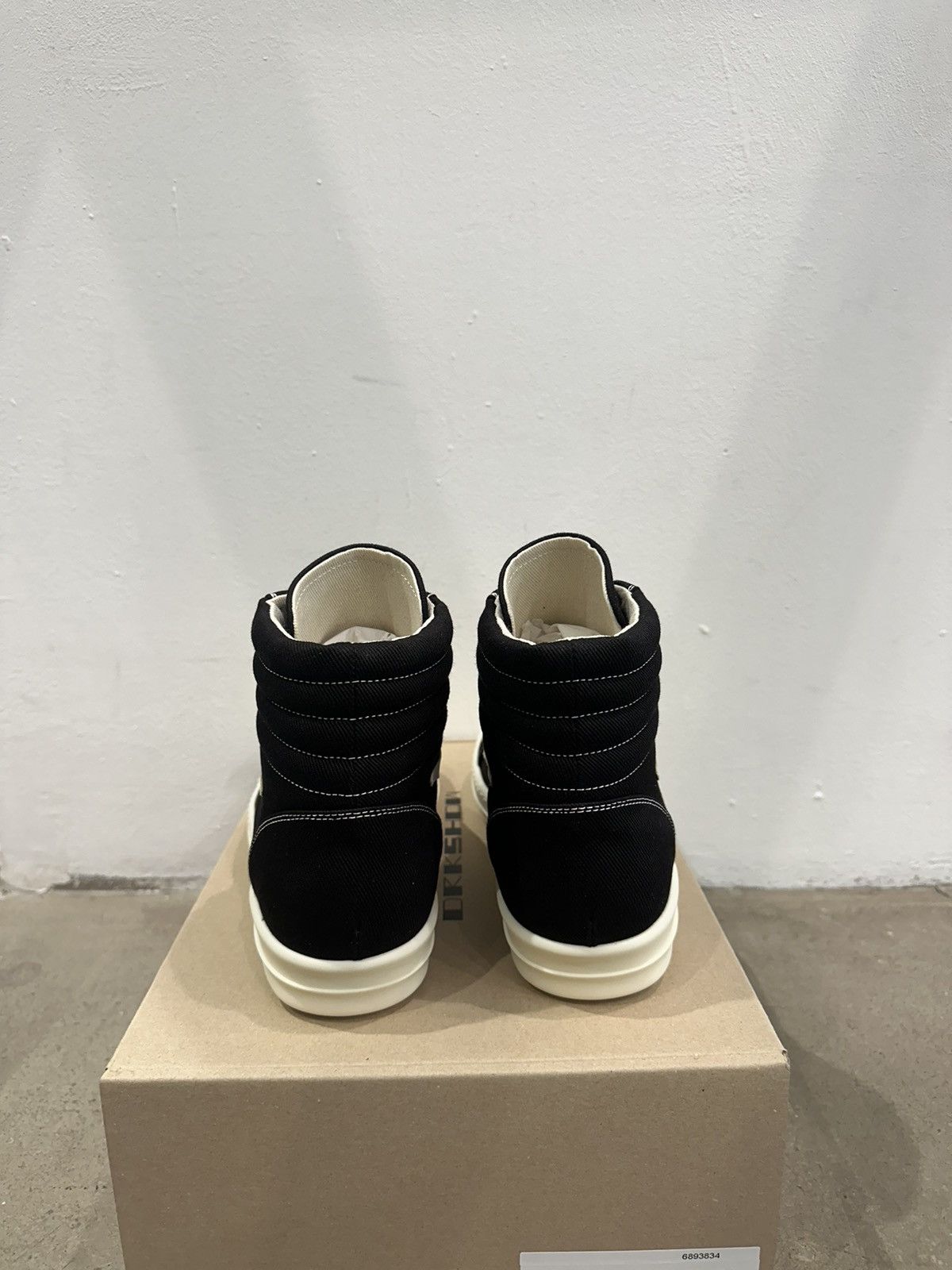 Rick Owens Jumbo Lace Padded Sneaker Low Amethyst Milk