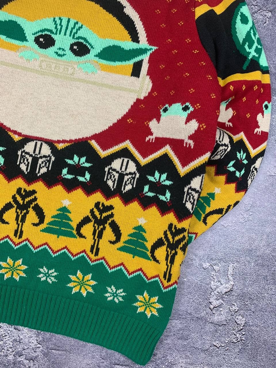 Star Wars Star Wars The Mandalorian Baby Yoda Ugly Christmas Sweater Size US M / EU 48-50 / 2 - 5 Thumbnail