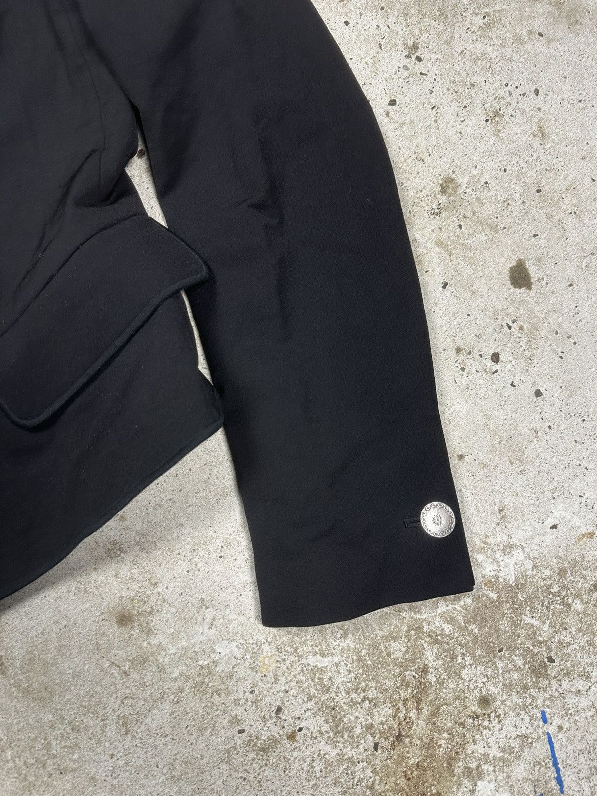 Marithe + Francois Girbaud 2000s Marithe Francois Girbaud Black Blazer Jacket Size XL / US 12-14 / IT 48-50 - 5 Thumbnail