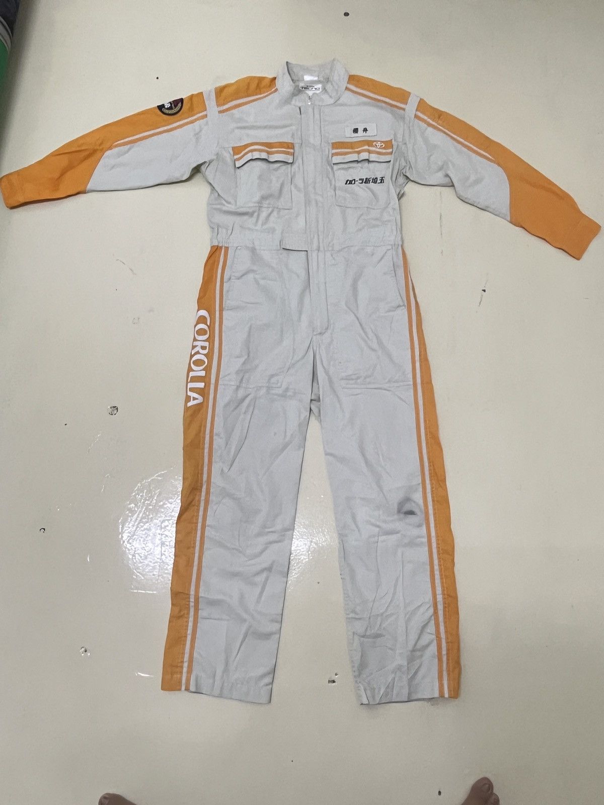 Japanese Brand Overall 90's TOYOTA COROLLA TECNO JAPAN 3 MONKEY Size US 35 - 2 Thumbnail