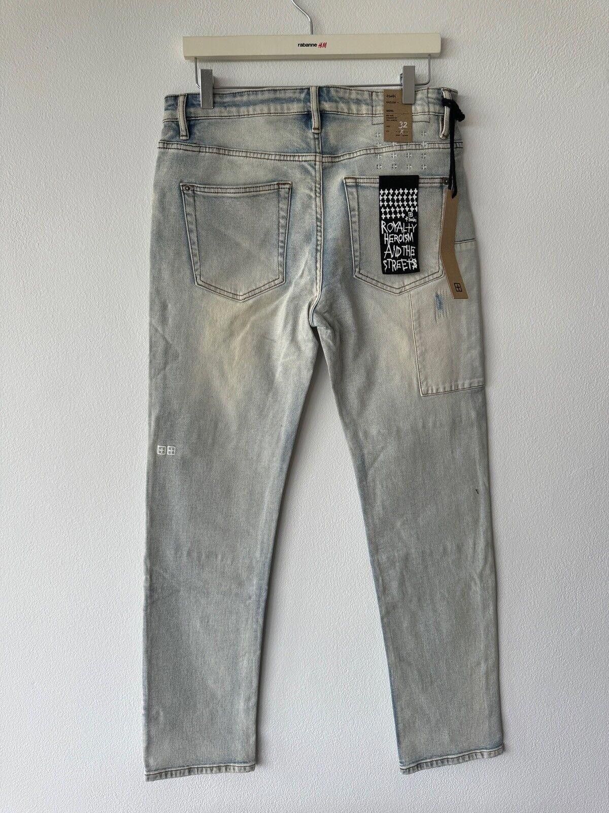Ksubi new Ksubi mens denim jean hazlow 32 nimbus light blue Size US 32 / EU 48 - 5 Thumbnail