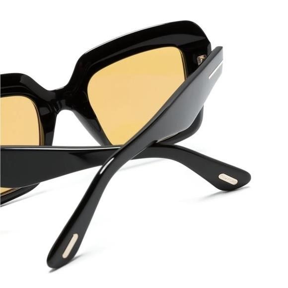 Tom Ford 💯- New Authentic Tom Ford Esme FT1157 01E Black Yellow Size ONE SIZE - 10 Thumbnail