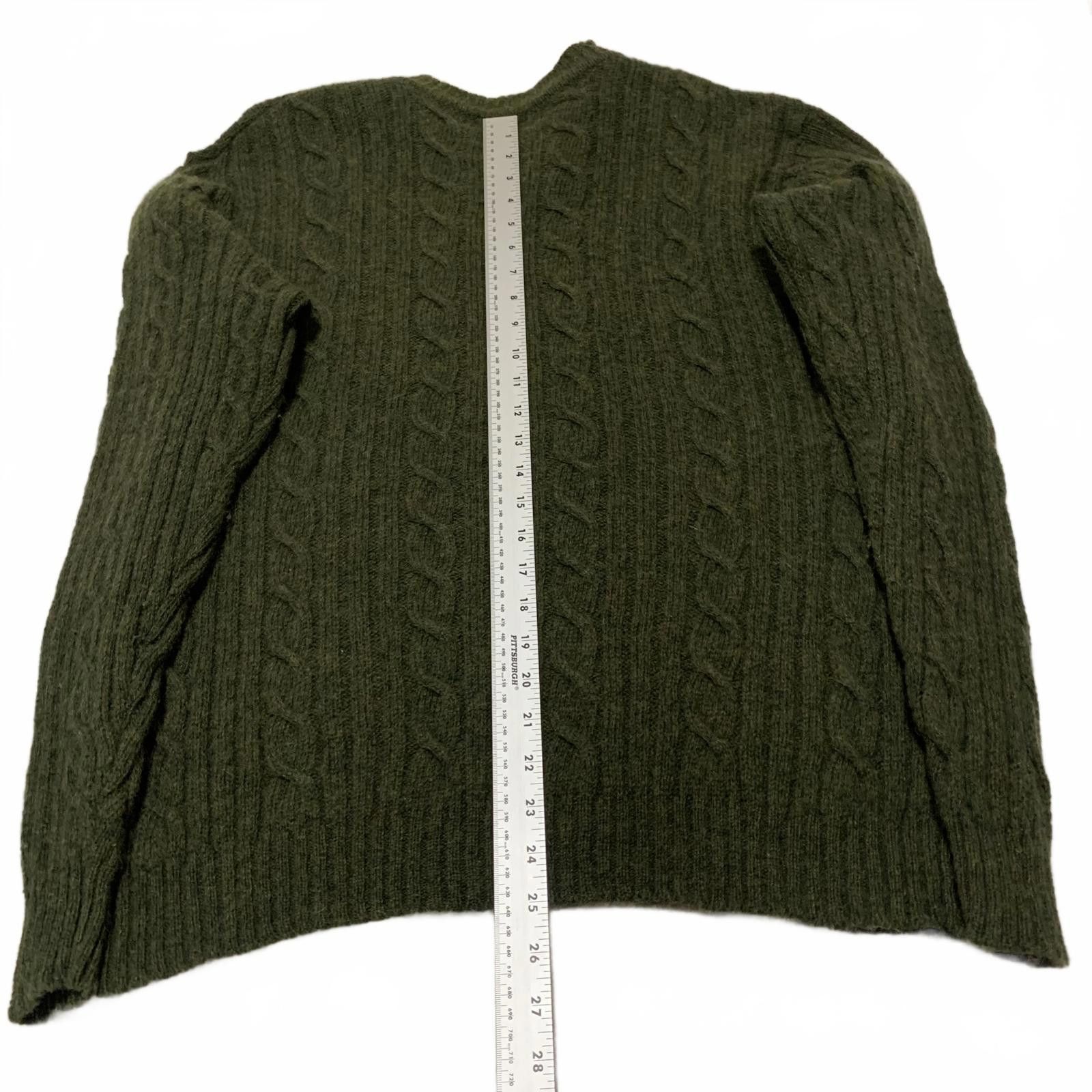 NEXT Next Designer Collection Women's M Wool Sweater Green Size M / US 6-8 / IT 42-44 - 9 Thumbnail