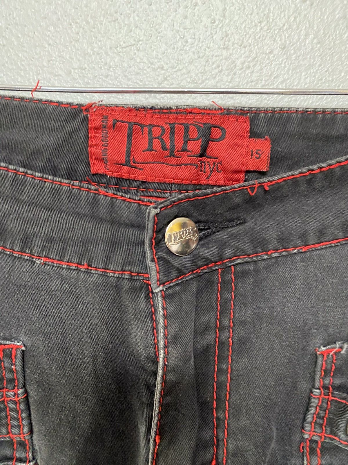 If Six Was Nine × Japanese Brand × Le Grande Bleu (L.G.B.) Tripp Nyc bondage zipper pants y2k band boy style Size US 39 - 9 Thumbnail