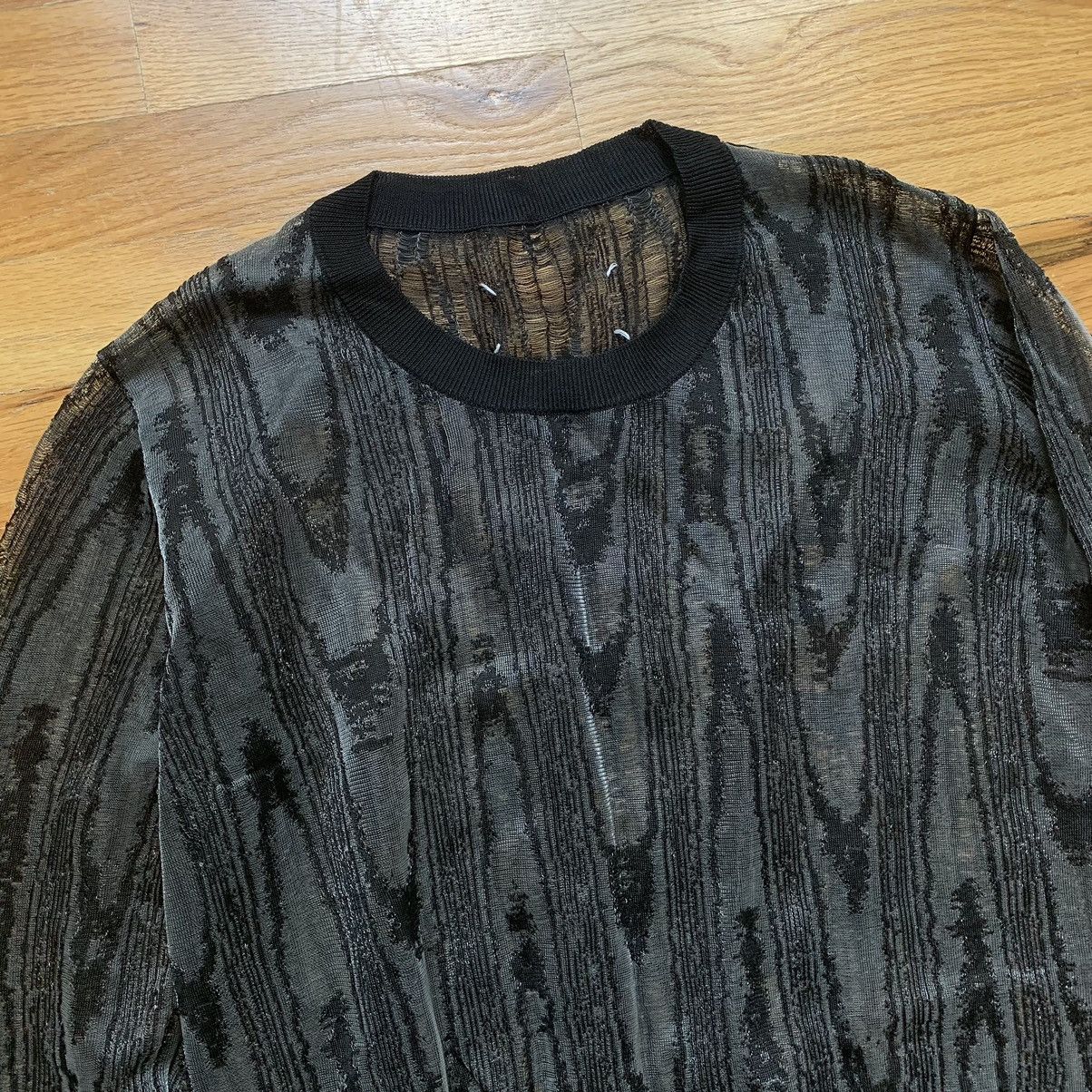 John Galliano SS2020 Sheer Knit Sweater Size L / US 10 / IT 46 - 2 Thumbnail