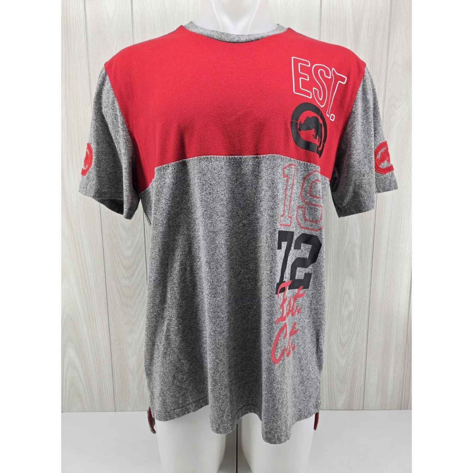 Ecko Unltd. VINTAGE Ecko Unltd Mens XL T Shirt Gray Red Short Sleeve Mens XL T-Shirt Gray Red Short Sleeve Size US XL / EU 56 / 4 - 2 Thumbnail
