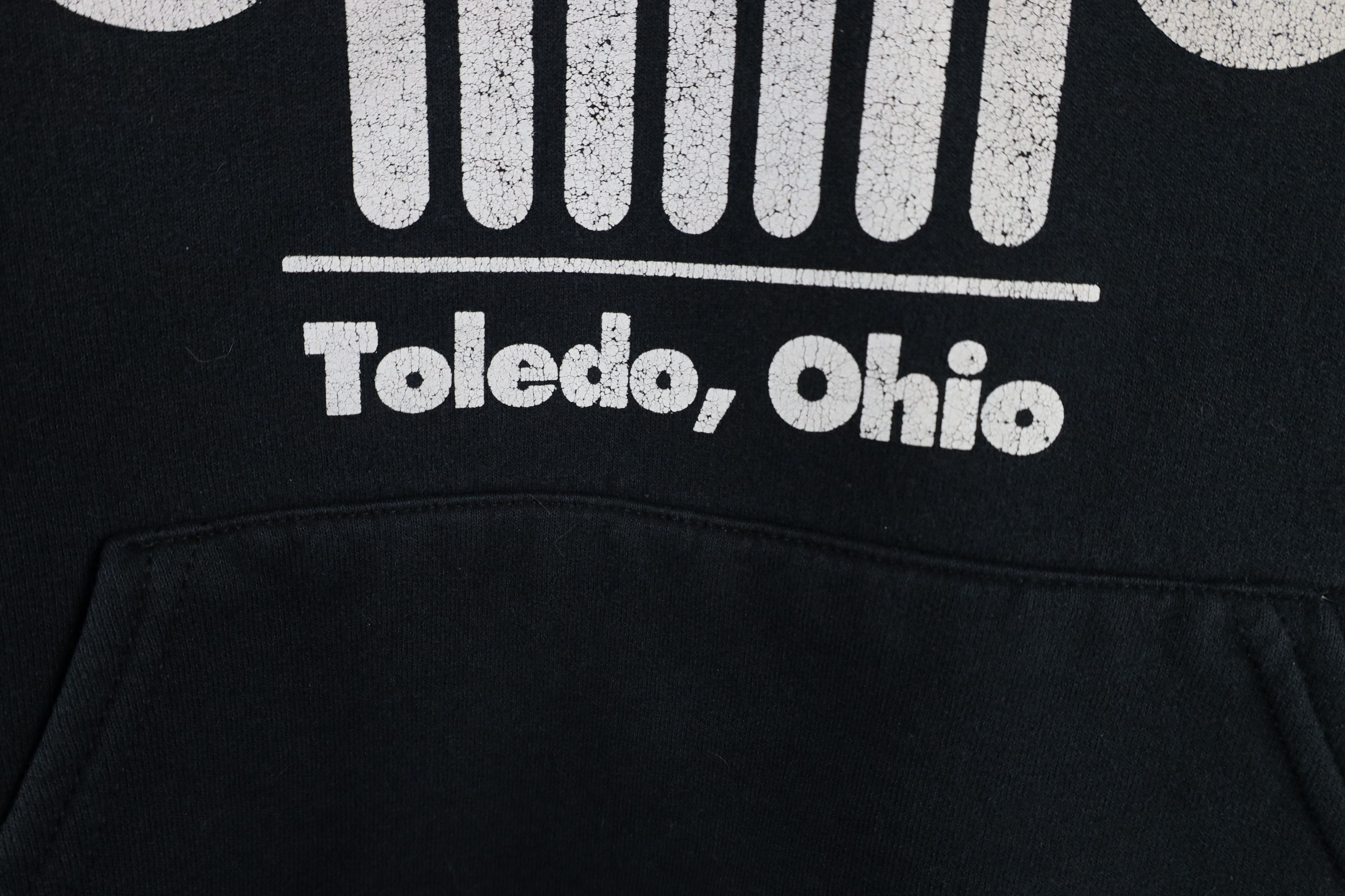 Vintage Vintage 90s Spell Out Jeep Toledo Hoodie Sweatshirt Black Size US S / EU 44-46 / 1 - 5 Thumbnail