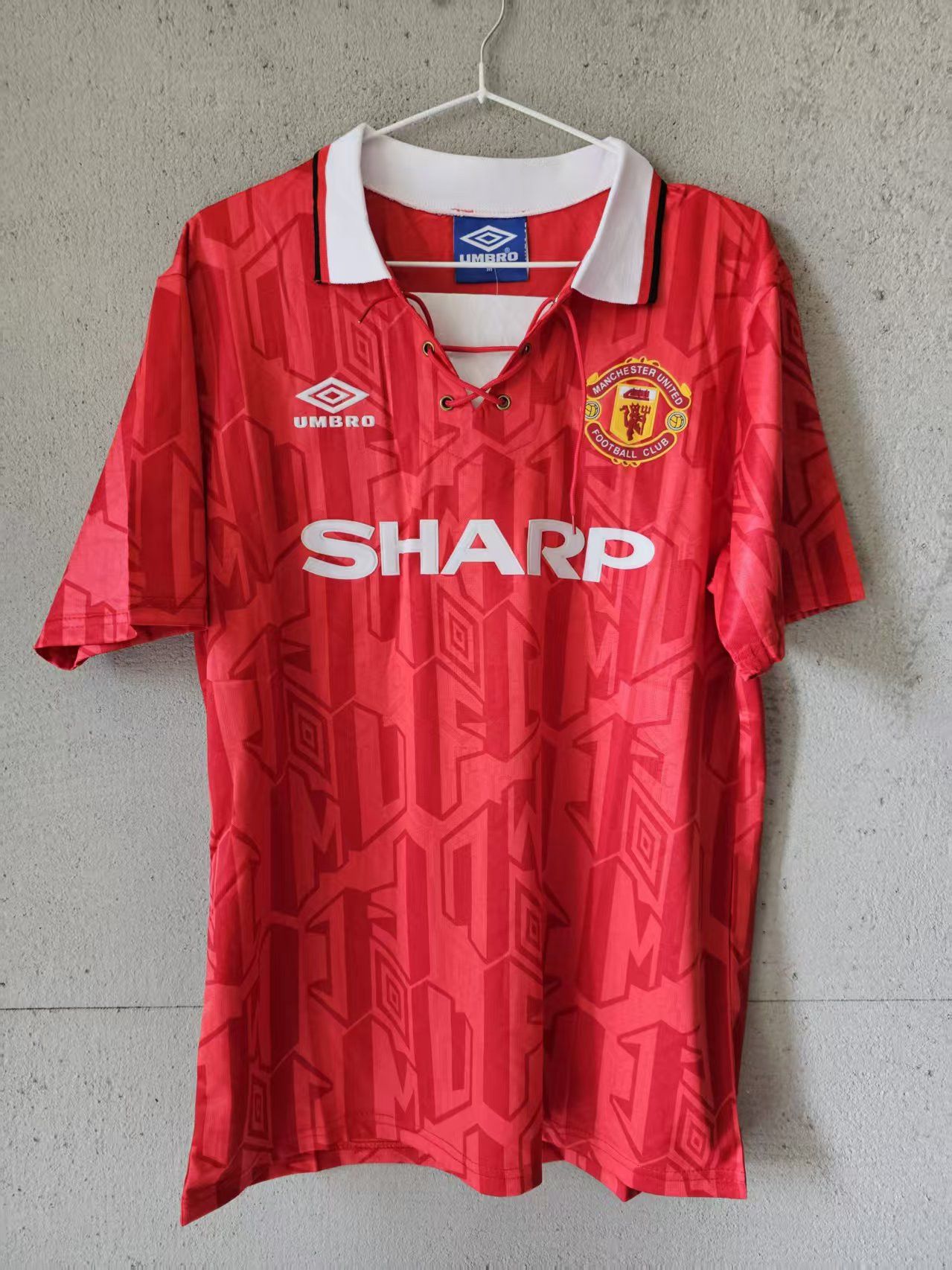 Other 1993 1994 Manchester United Jersey Home Size US XL / EU 56 / 4 - 1 Thumbnail