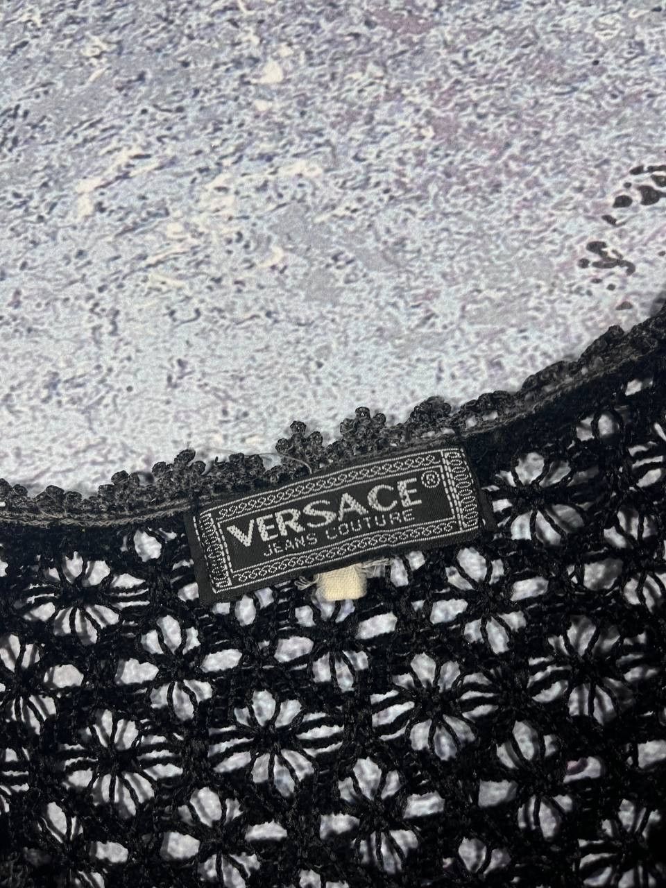 Versace Jeans Couture Avant Garde Vintage Y2K Barocco Versace Top Blouse Gothic Size XS / US 0-2 / IT 36-38 - 8 Thumbnail