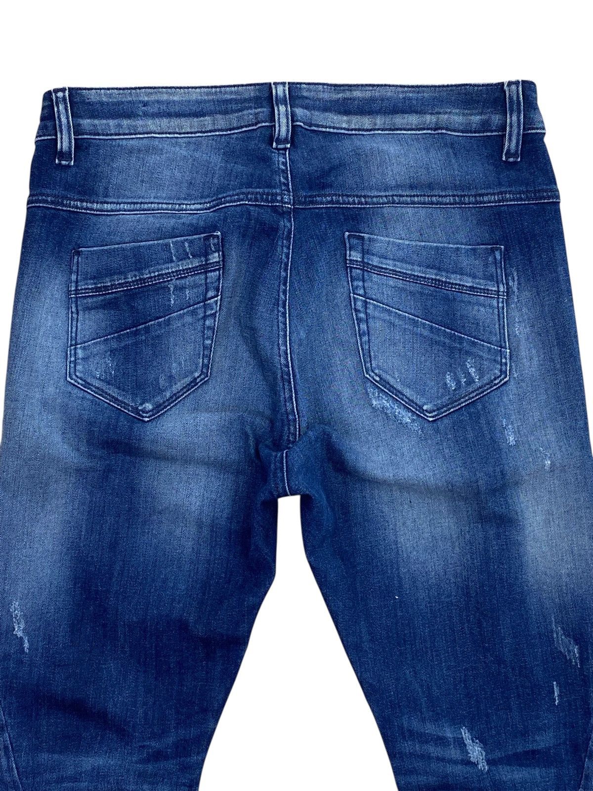 Japanese Brand Japanese Boyfriend Blue Wash Style Jeans Size US 31 - 4 Thumbnail