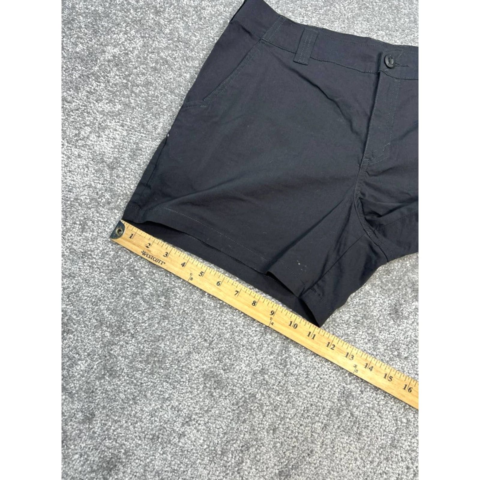 Vintage 5 11 Tactical Chino Shorts Womens 12 Black Denim Logo Cotton High Rise Hiking Size 34" / US 12 / IT 48 - 6 Thumbnail