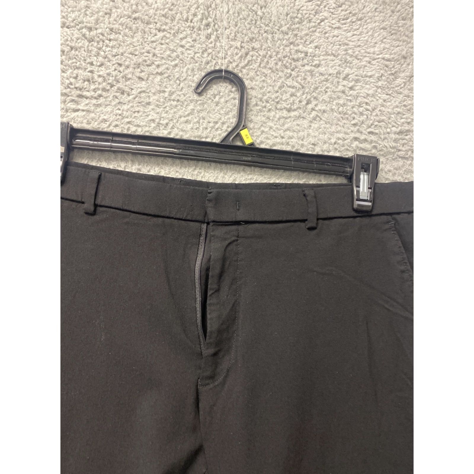 Tommy Hilfiger VINTAGE Tommy Hilfiger Pants Mens 36x30 Chino Casual Straight Fit Black Cotton Nylon Rayon Size US 36 / EU 52 - 2 Thumbnail