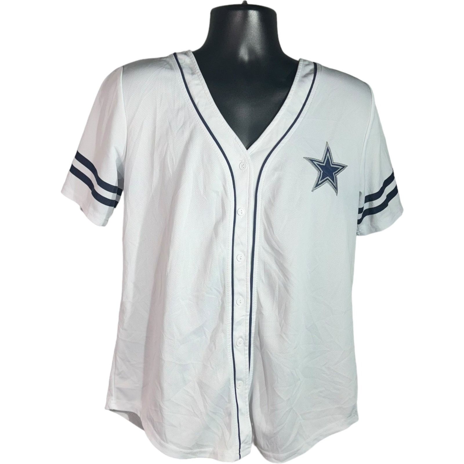 NFL Women's NFL Dallas Cowboys Button Down Jersey Size US M / EU 48-50 / 2 - 1 Thumbnail