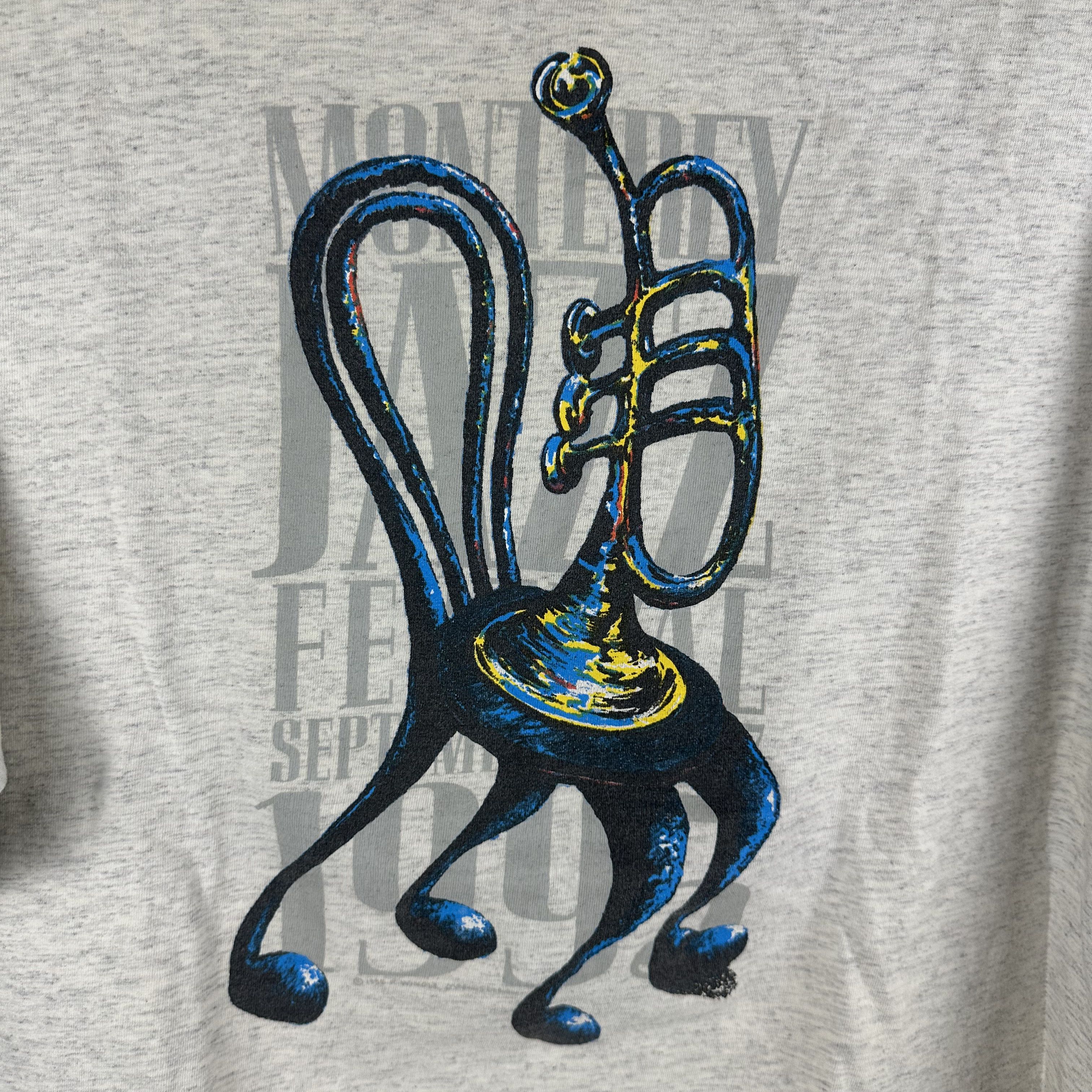 Vintage 1997 Monterey Jazz Festival Graphic Single Stitch T-Shirt Size US XXL / EU 58 / 5 - 2 Thumbnail