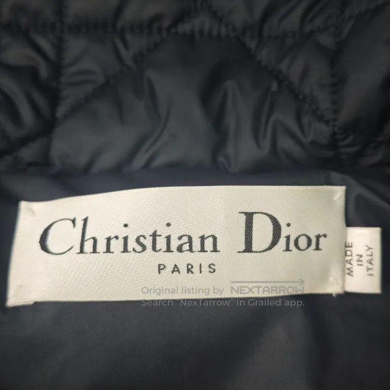 Dior Dior Dark blue embroidered bee diamond plaid navy collar c Size S / US 4 / IT 40 - 5 Thumbnail