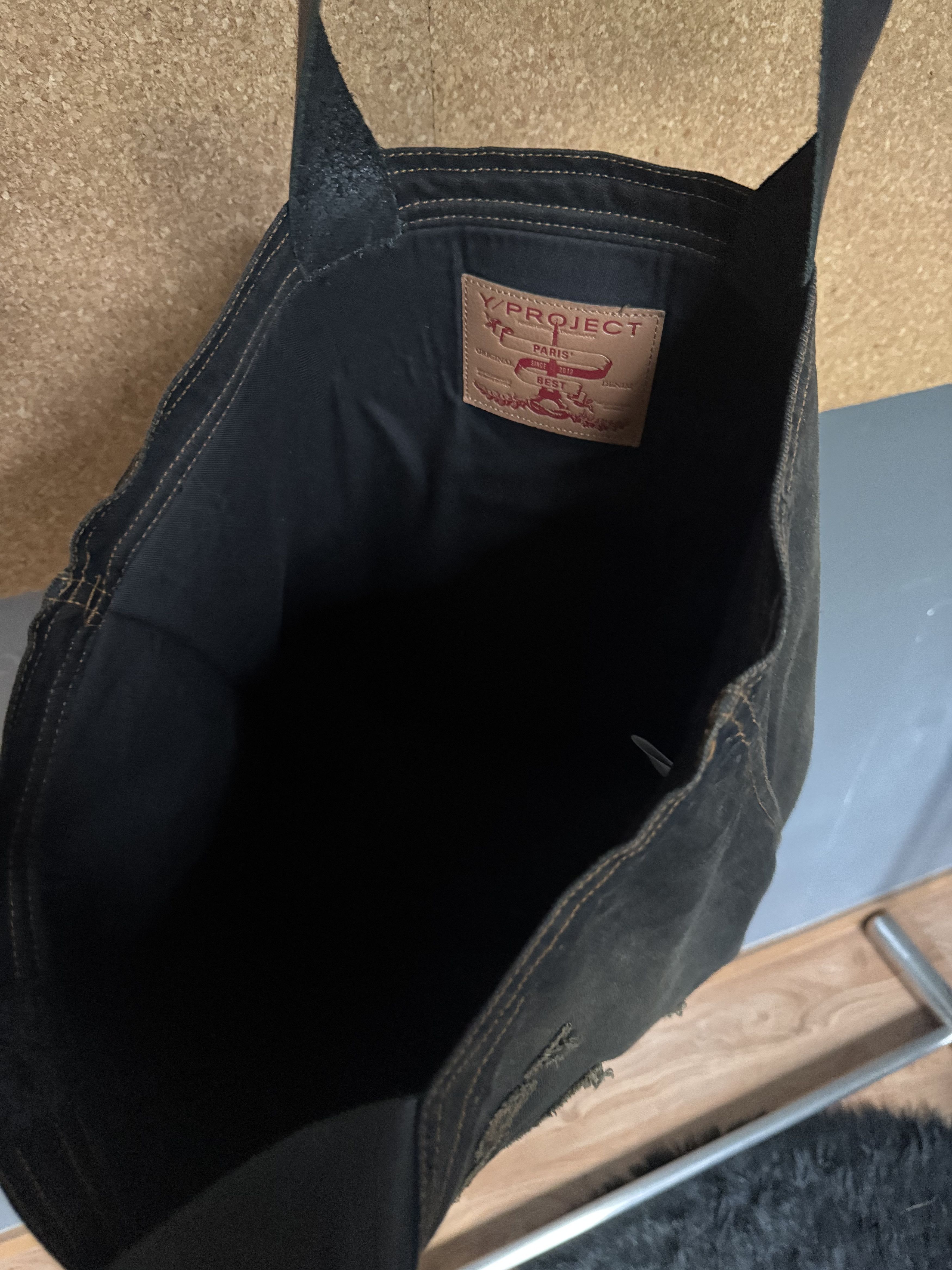 Y/Project Denim Tote Bag Size ONE SIZE - 11 Thumbnail