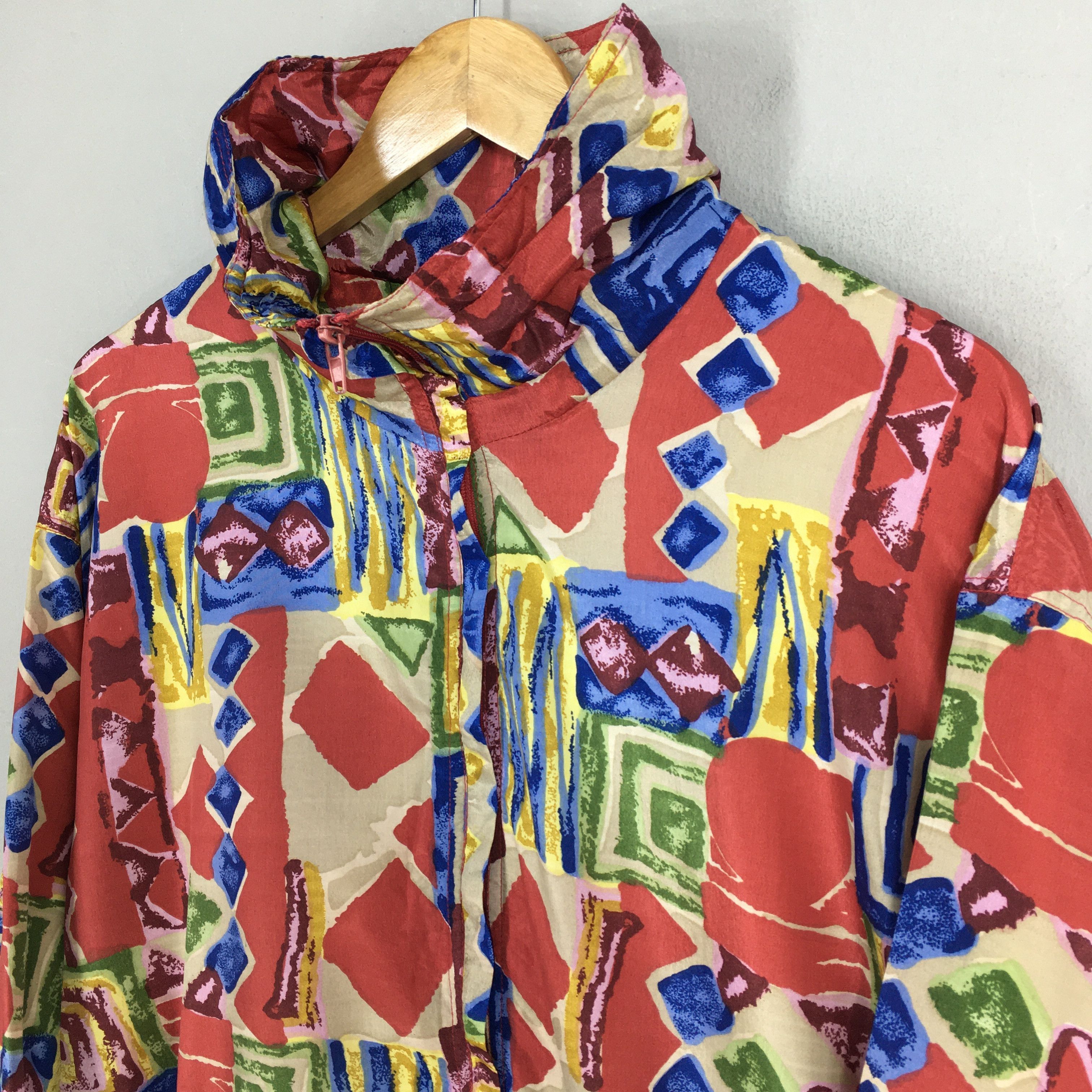 Vintage Vintage Pop Art Geometrical Retro Jacket Medium Size US M / EU 48-50 / 2 - 3 Thumbnail