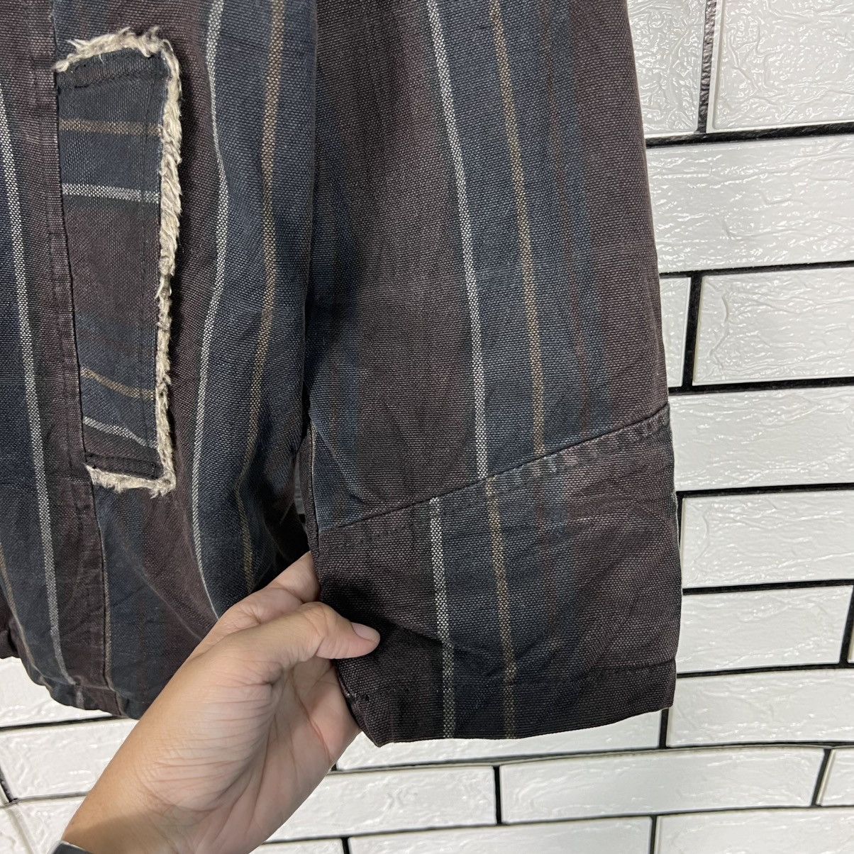 Levi's LEVIS REDLOOP Sherpa Lined Striped Jacket #4131-C188 Size US L / EU 52-54 / 3 - 8 Thumbnail