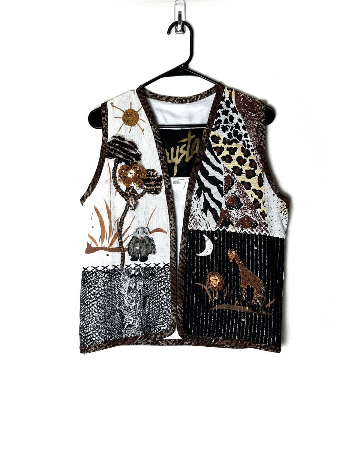 Japanese Brand Crystal Handwoven Clay Animal Vest Size US S / EU 44-46 / 1 - 1 Thumbnail