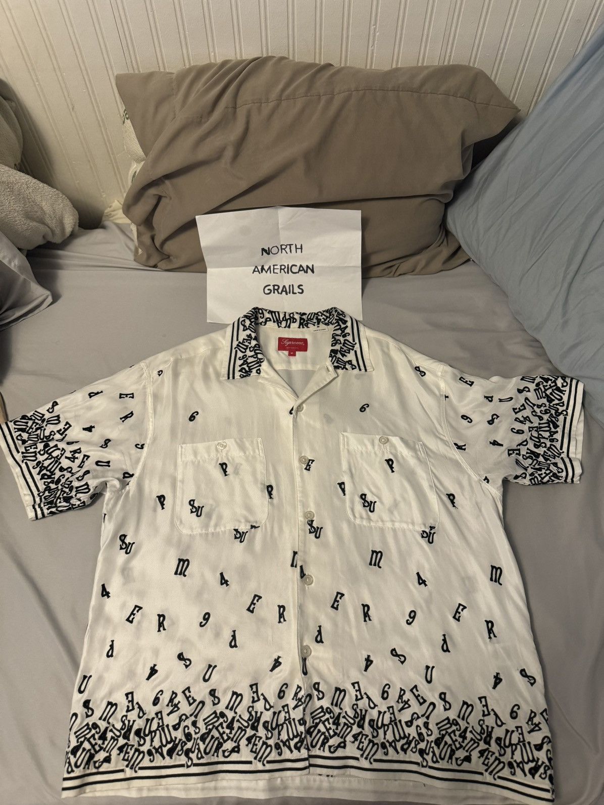 Supreme Supreme Nouveau Embroidered S/S Shirt | Grailed
