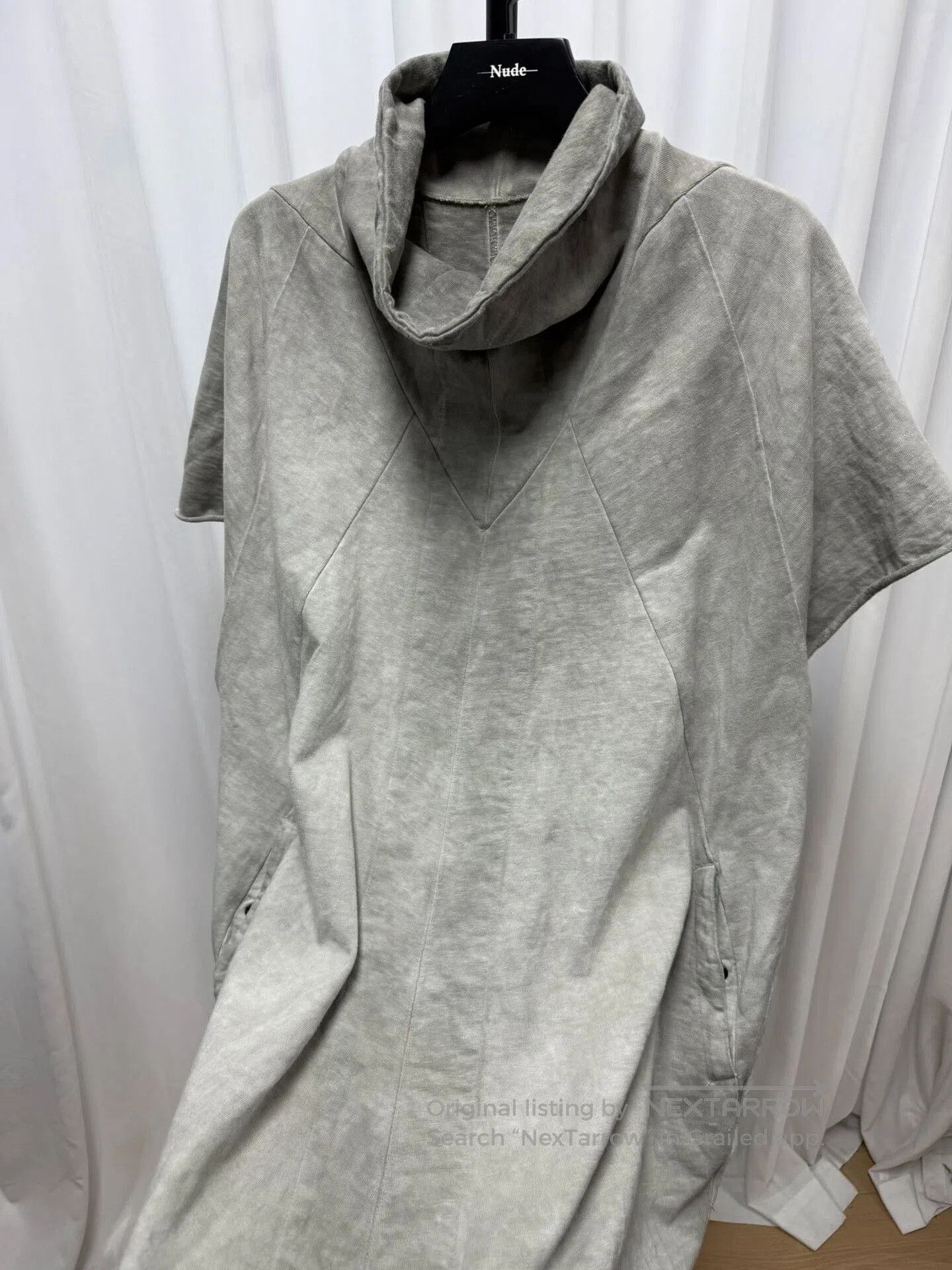 Comme des Garcons Homme Plus geometric high-neck oversized sweatshirt. Size US S / EU 44-46 / 1 - 8 Thumbnail