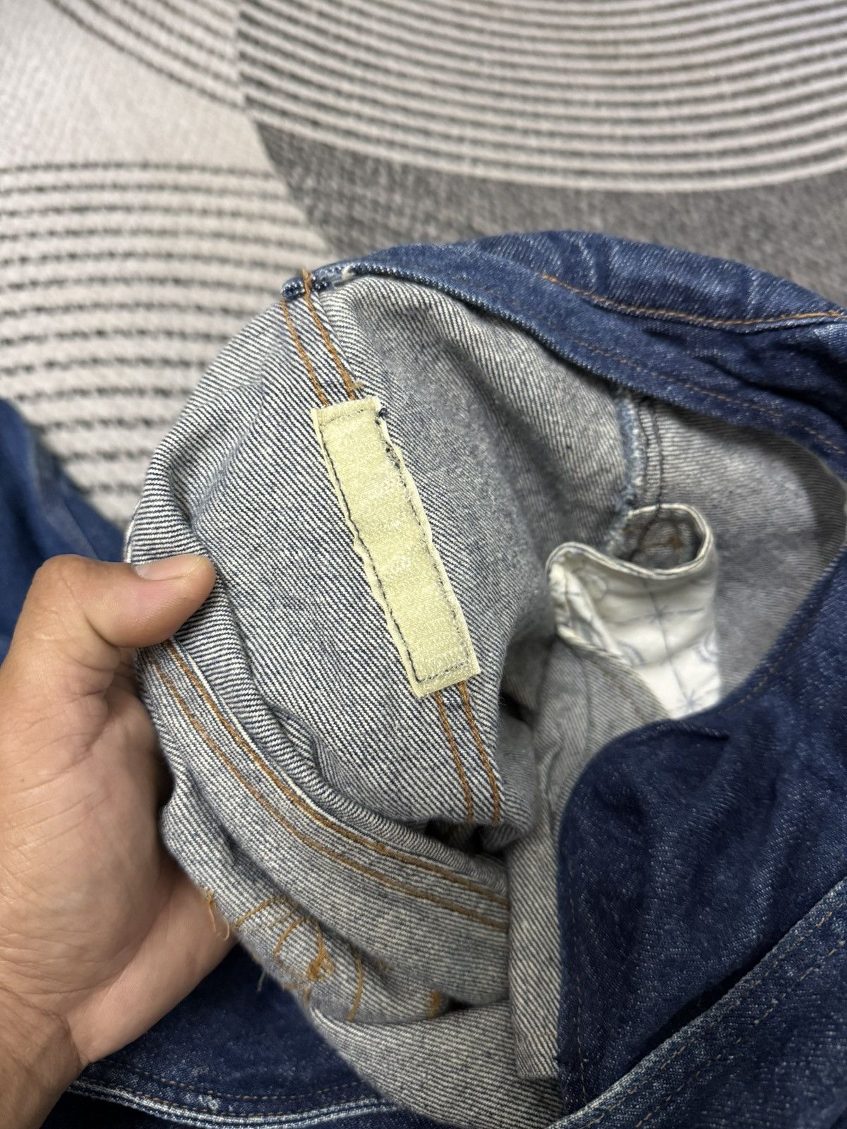 Trussardi Vintage Trussardi Rare Oversize Denim Blue Jacket Size US XL / EU 56 / 4 - 20 Thumbnail