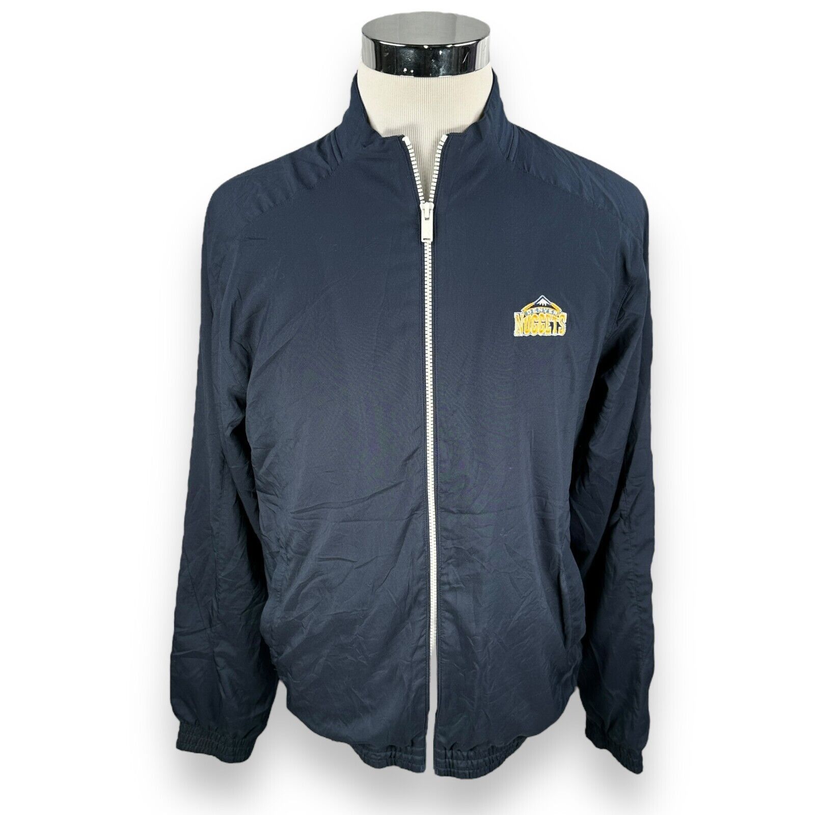 Adidas Adidas Denver Nuggets Warmup Jacket Medium Team Issue Blue Size US M / EU 48-50 / 2 - 1 Thumbnail