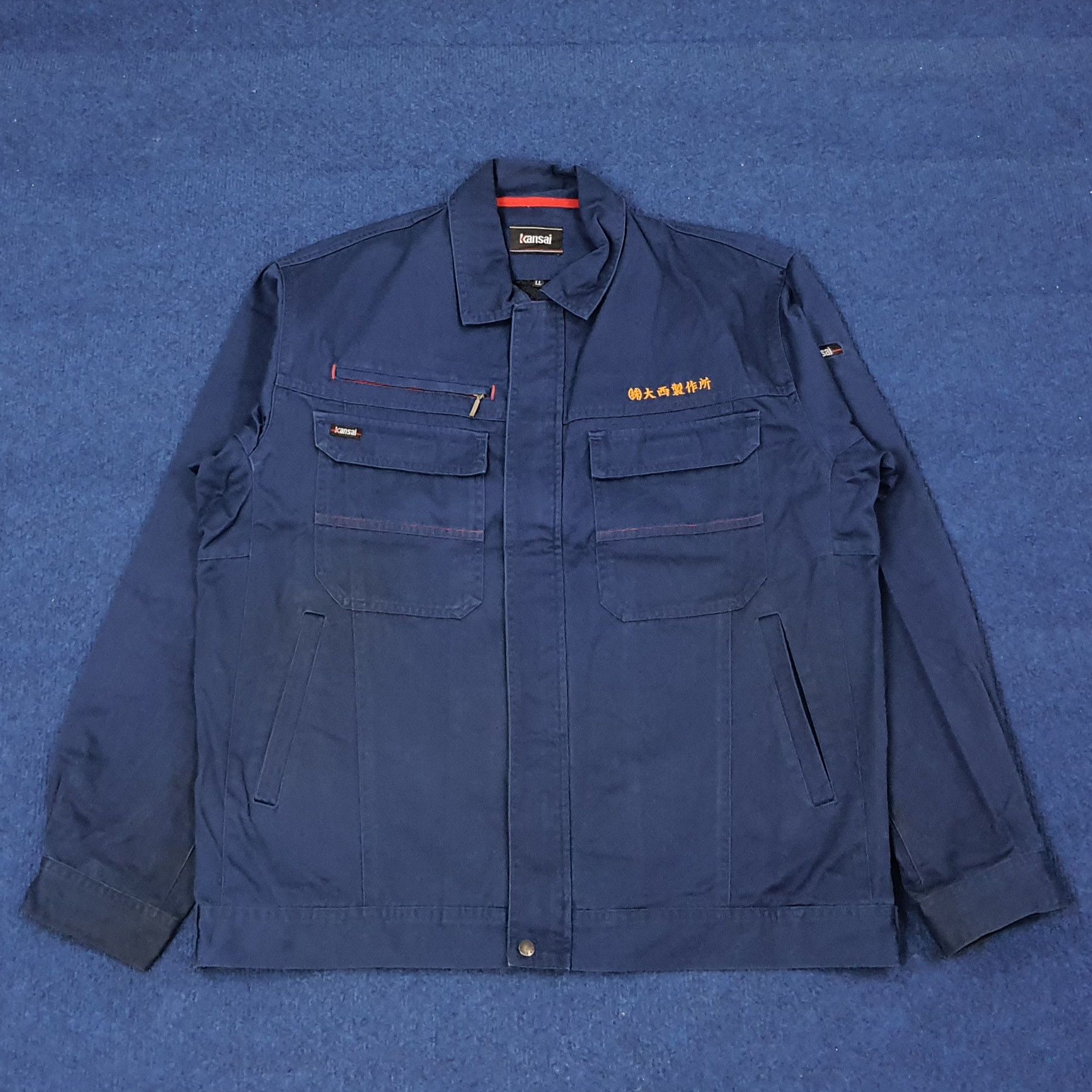 Japanese Brand Vintage Kansai Custom Skull Japan Brand Jacket C246N8 Size US L / EU 52-54 / 3 - 3 Thumbnail