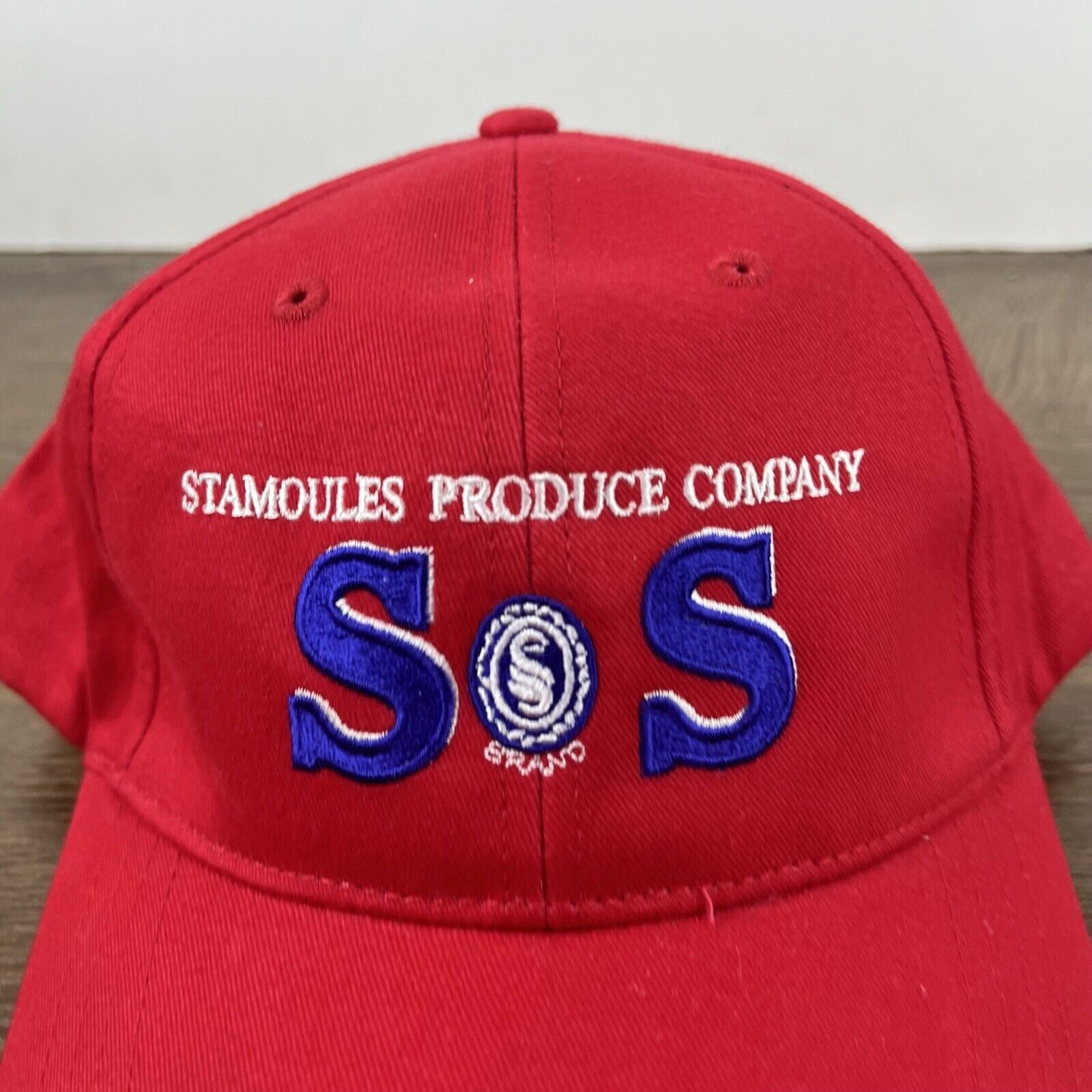 Other Stomoules Produce Hat SOS Hat Red Cap Hat Adjustable Hat Red Size ONE SIZE - 6 Thumbnail