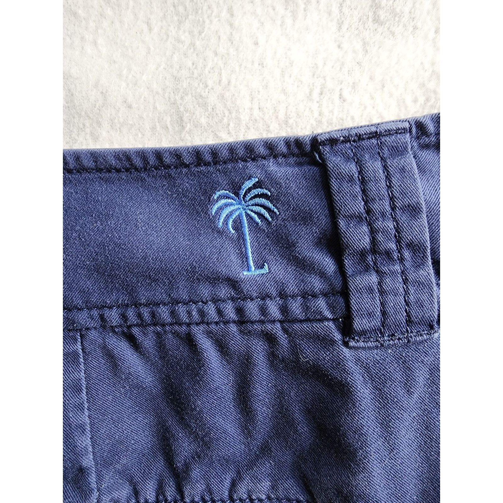 Lilly Pulitzer Lilly Pulitzer Navy Blue Bermuda Shorts Size 14 Chino Preppy Size 33" - 6 Thumbnail