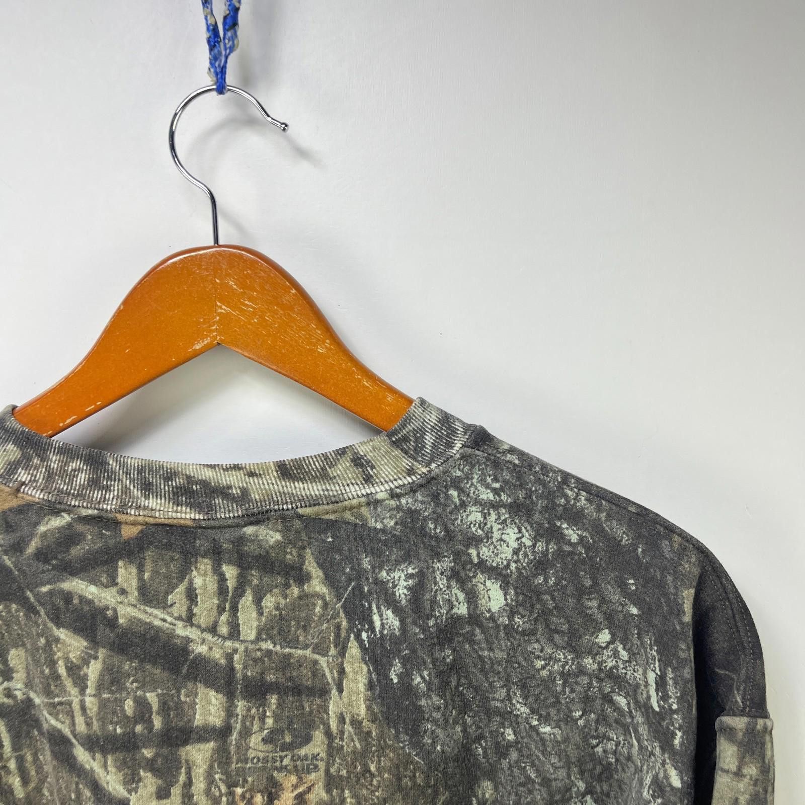 Jerzees Vintage 90s Mossy Oak Tree Camo Sweatshirt Jerzees Large Size US L / EU 52-54 / 3 - 12 Thumbnail