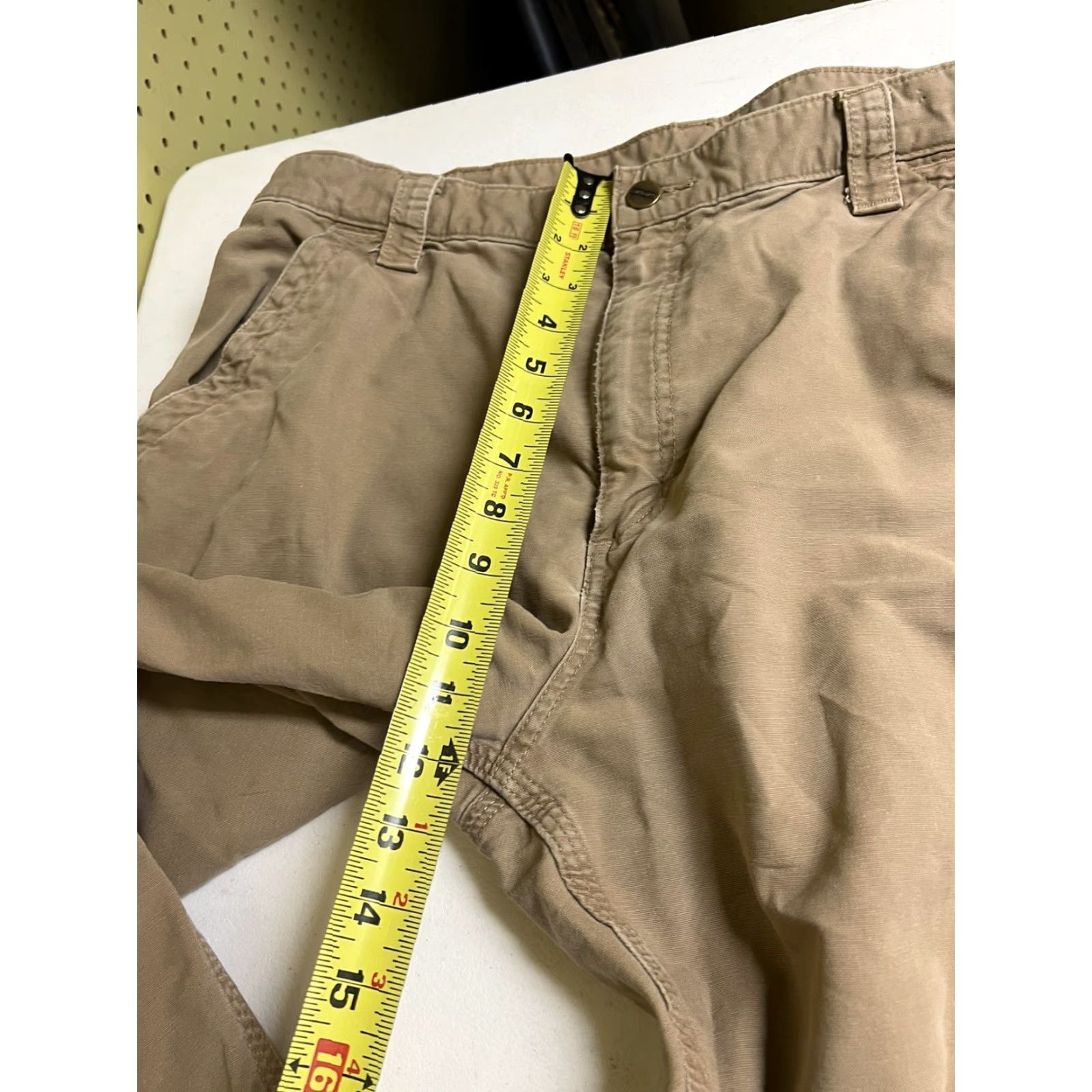 Carhartt VINTAGE Carhartt Pants Carpenter Workwear Light Weight Canvas 36x30 Beige Mens Regular Inseam 30 Distressed Size 36 Size US 36 / EU 52 - 7 Thumbnail