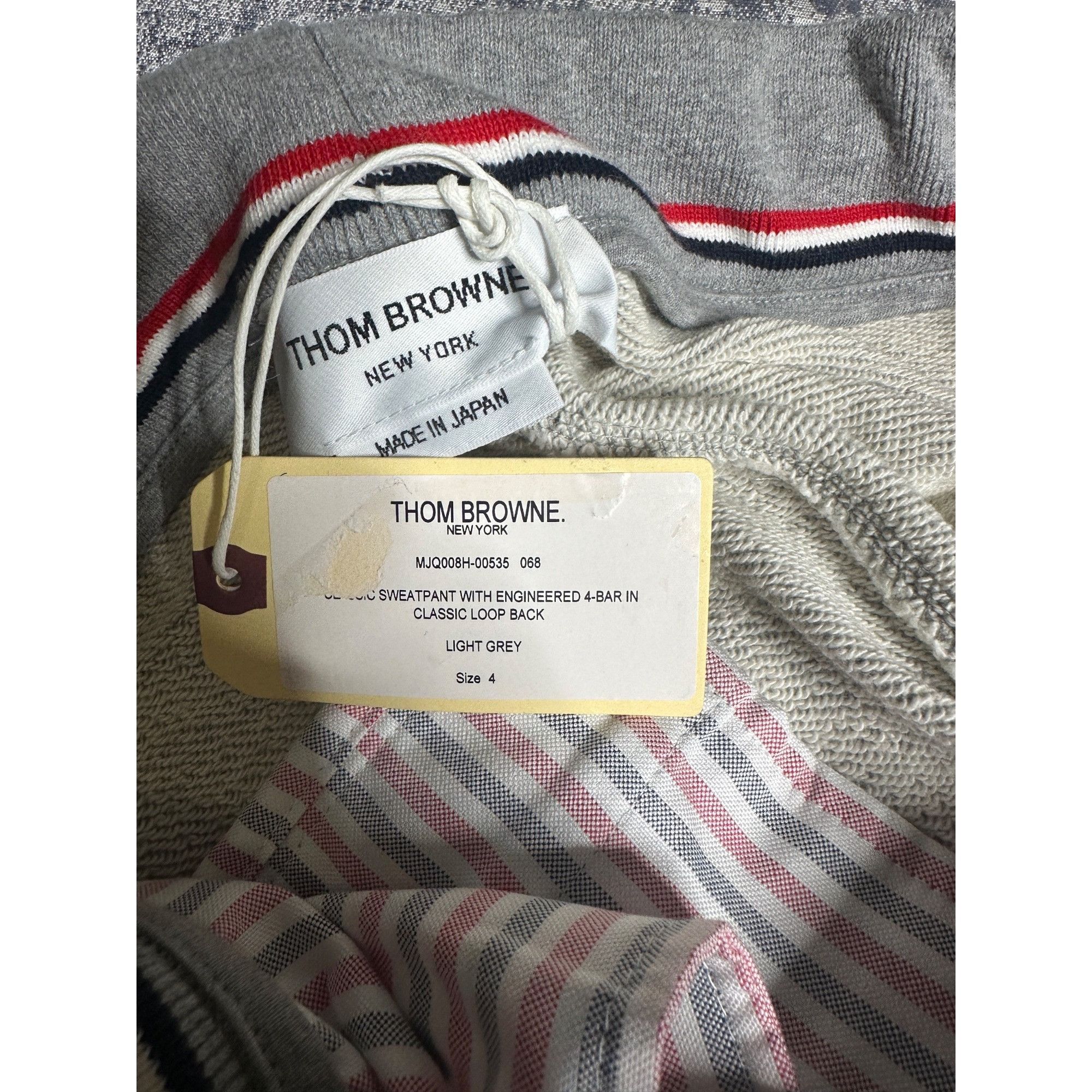 Thom Browne Thom Browne New York Classic Sweatpant With Engineered 4Bar Size US 33 - 3 Thumbnail