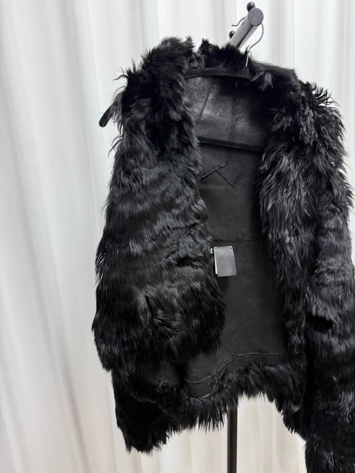 Ann Demeulemeester Ann Demeulemeester Fur Panel Three-Hole Vest Cape K20 Size US S / EU 44-46 / 1 - 2 Thumbnail