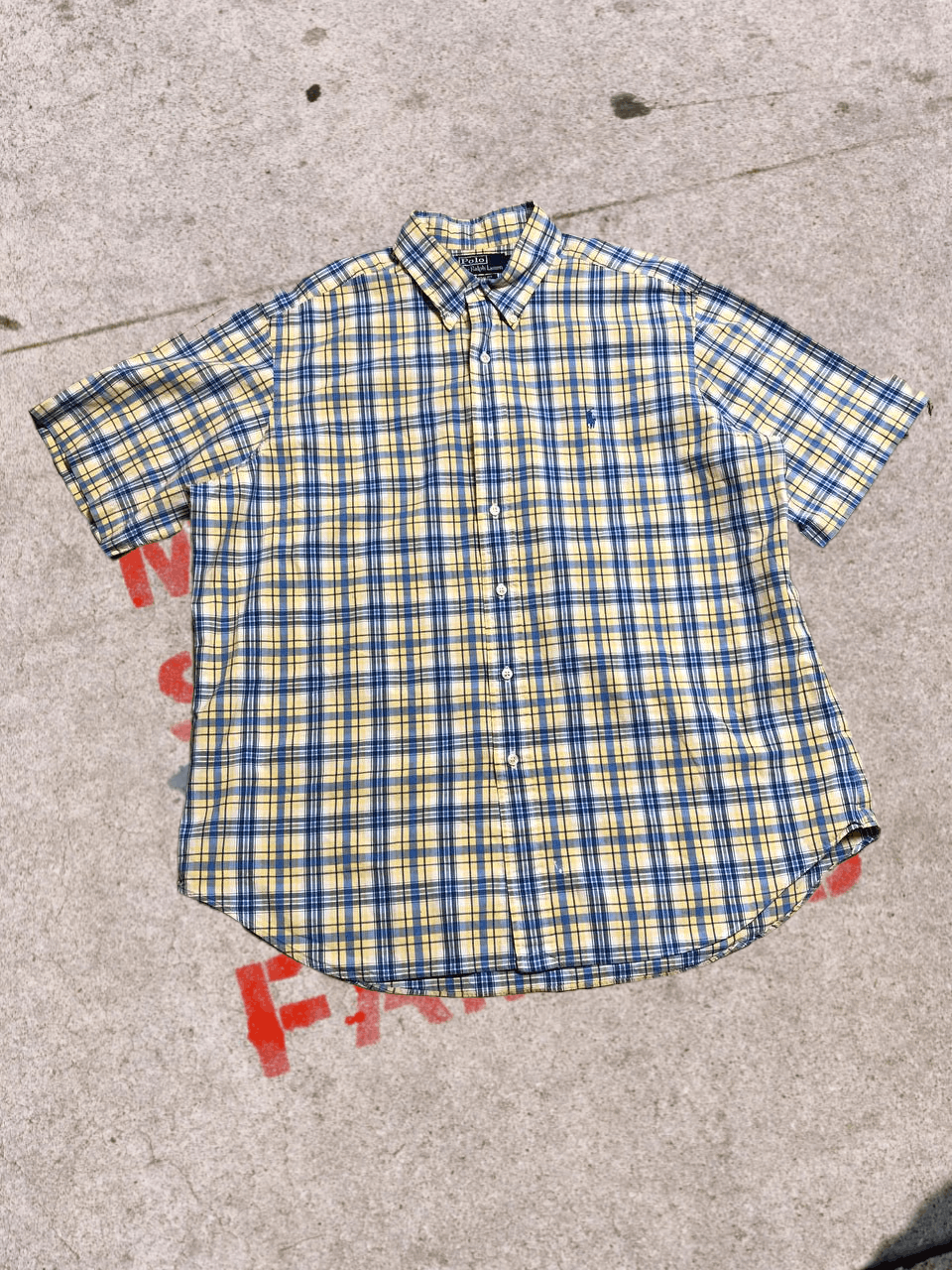 Polo Ralph Lauren Ralph Lauren Men's Shirt Plaid Vintage Casual Size US XL / EU 56 / 4 - 1 Thumbnail