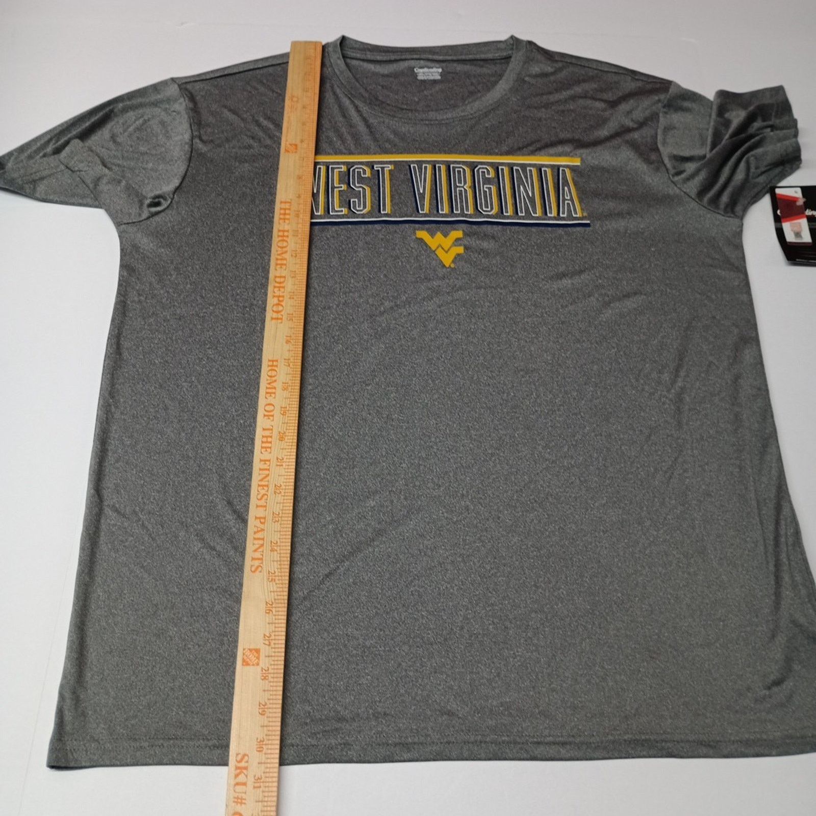 Other West Virginia Athletics Men's 2XL XXL Shirt Gray Captivating Size US XXL / EU 58 / 5 - 5 Thumbnail