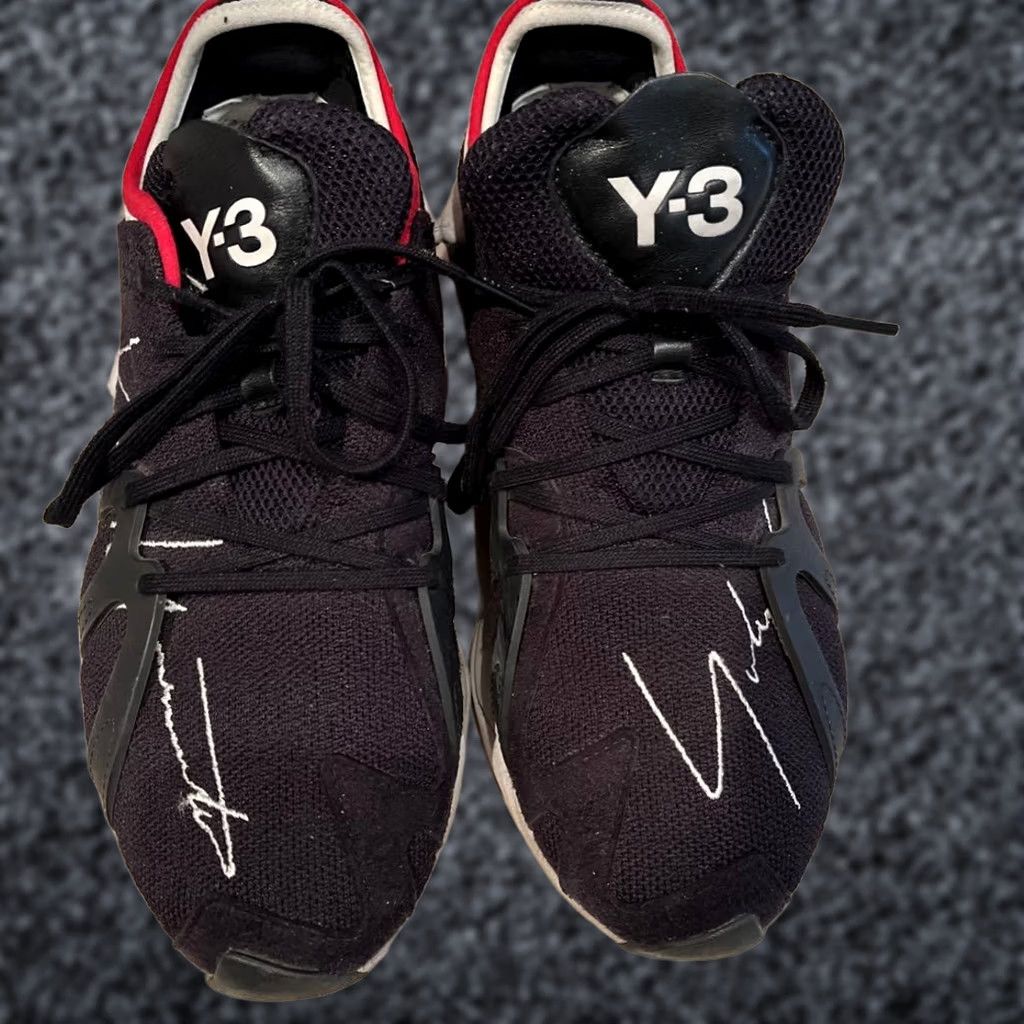 Y-3 Y-3 Sneaker Men 7.5US Black Collaboration Yohji Yamamoto JPN Ori S-97 Ef2627 Size US 8 / EU 41 - 1 Thumbnail
