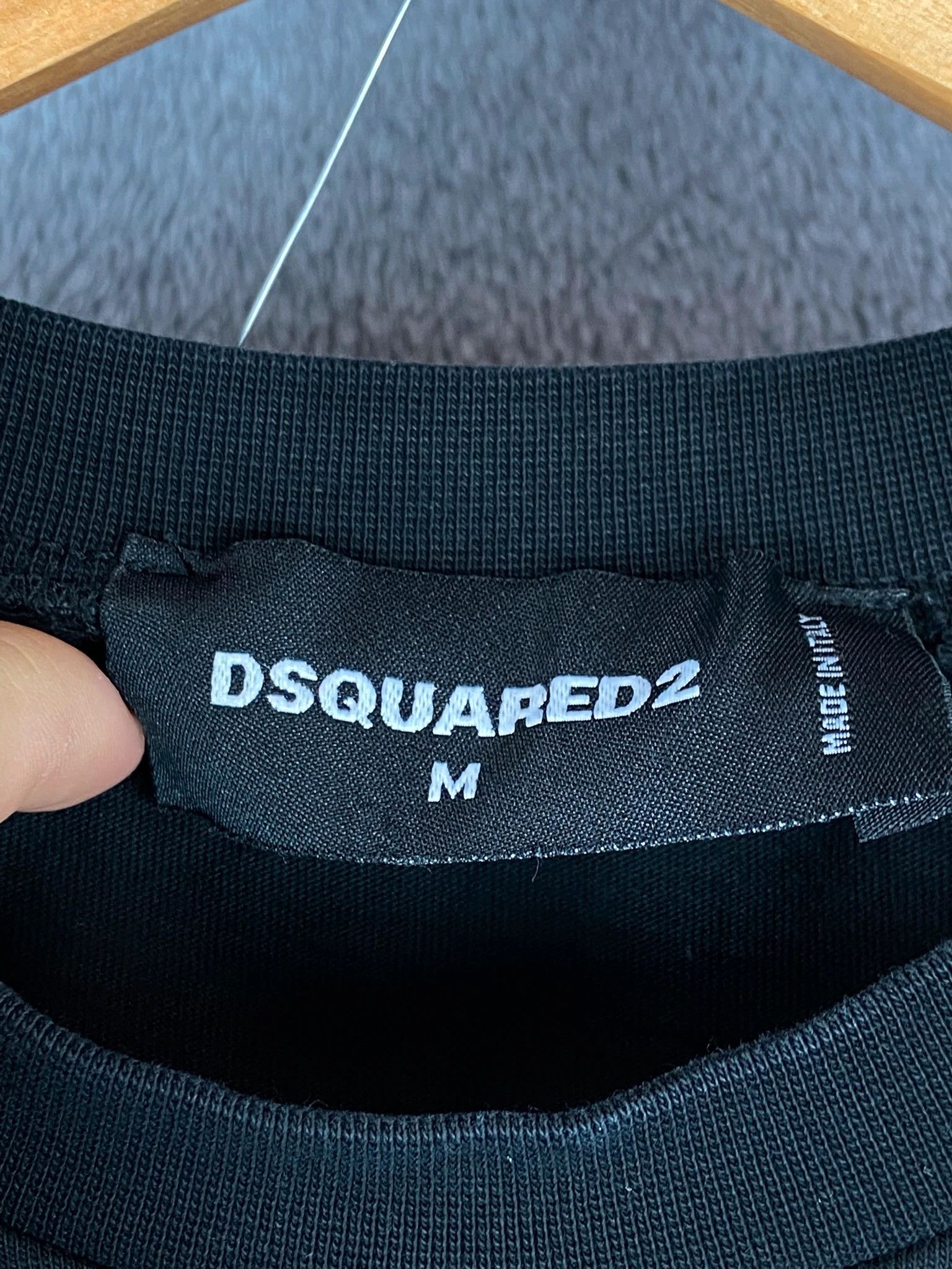 Dsquared2 Dsquared2 logo tee designer streetwear high end rare M Size US M / EU 48-50 / 2 - 3 Thumbnail
