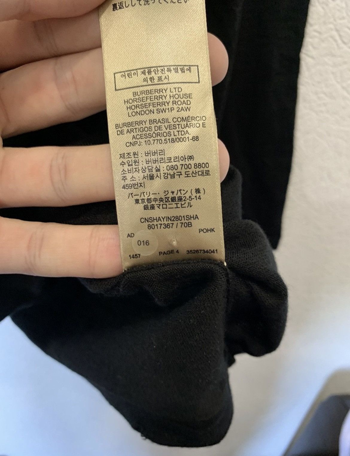 Burberry Burberry Merino Polo Shirt Sweater Size US L / EU 52-54 / 3 - 6 Thumbnail
