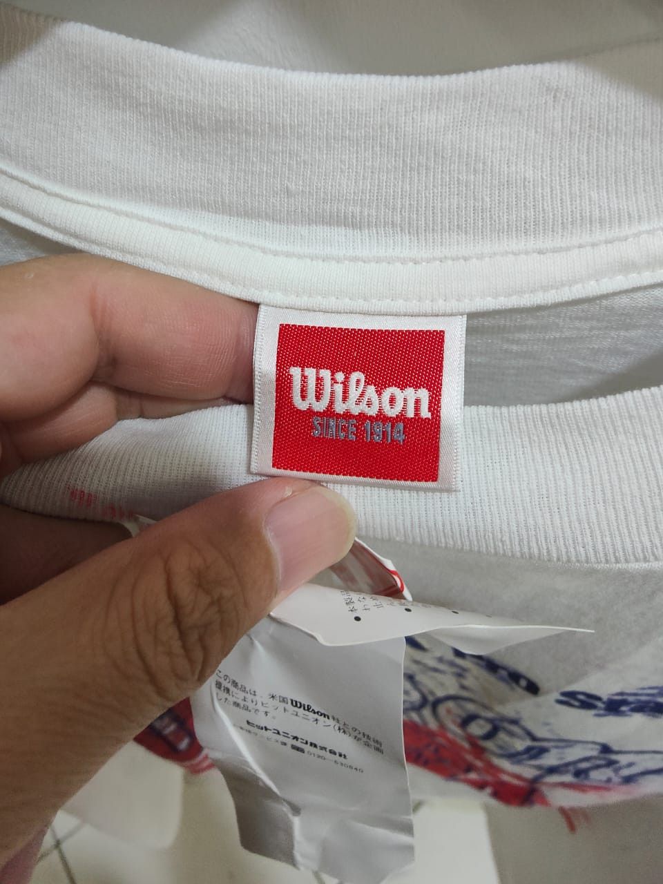 Vintage NOS vintaGE wilson pro staff usa shirt single MADE IN JAPAN Size US L / EU 52-54 / 3 - 7 Thumbnail