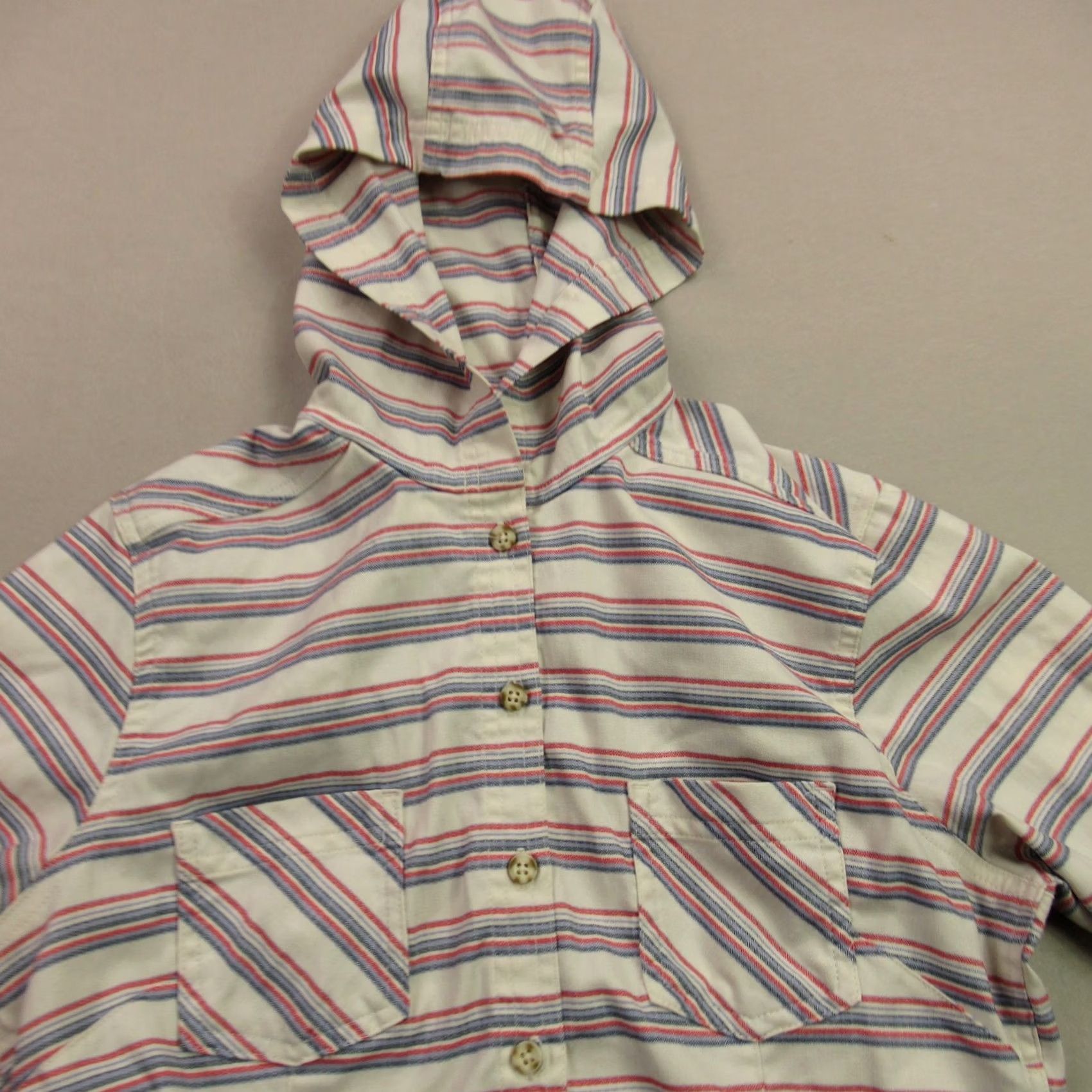 Mountain Hardwear Mountain Hardwear Hoodie Womens Small Long Sleeve Hooded Button Front Stripes Size S / US 4 / IT 40 - 2 Thumbnail
