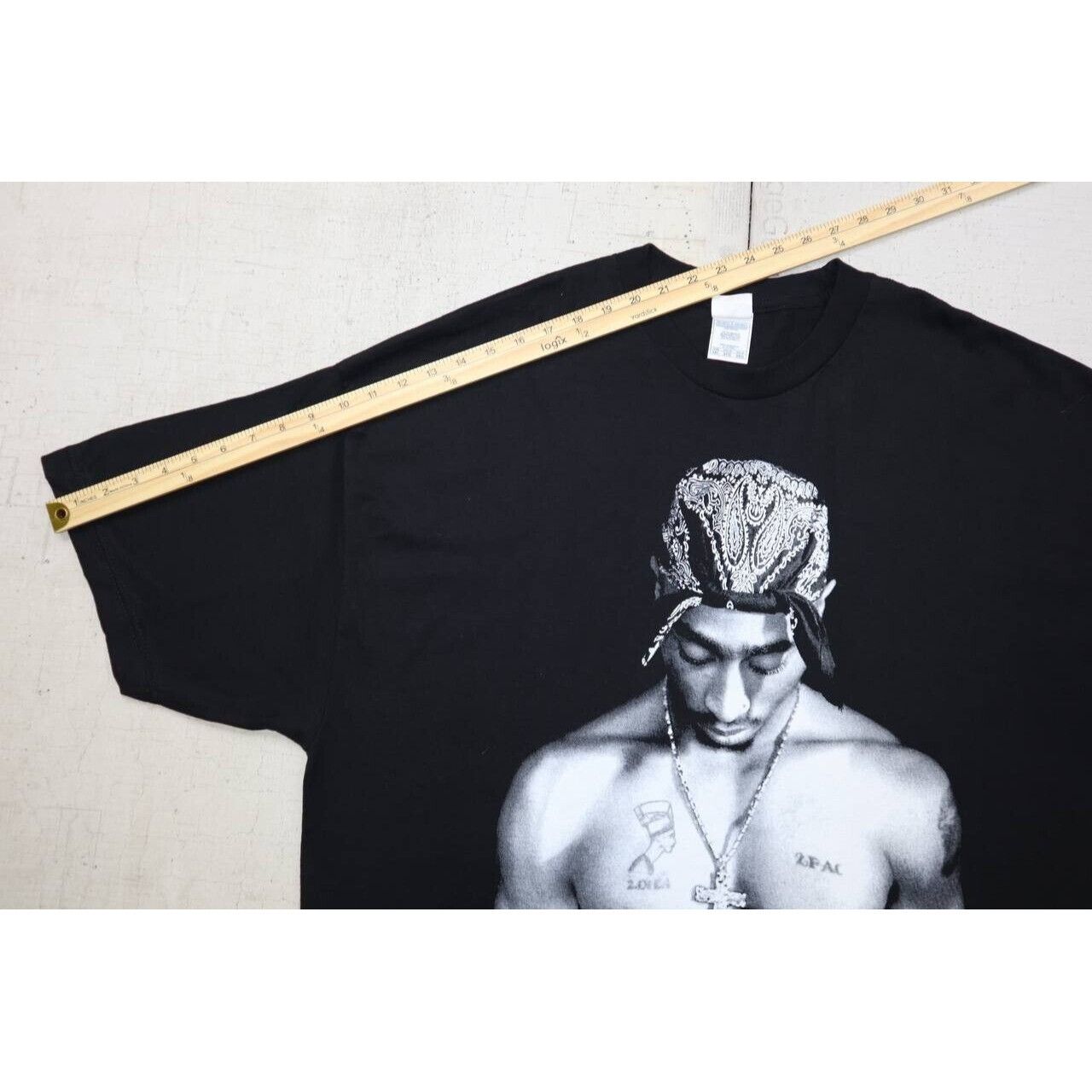 AAA Vintage 90s Tupac Shirt Thug Life Rap Tee Hip Hop Black 3XL Size US XXL / EU 58 / 5 - 4 Thumbnail