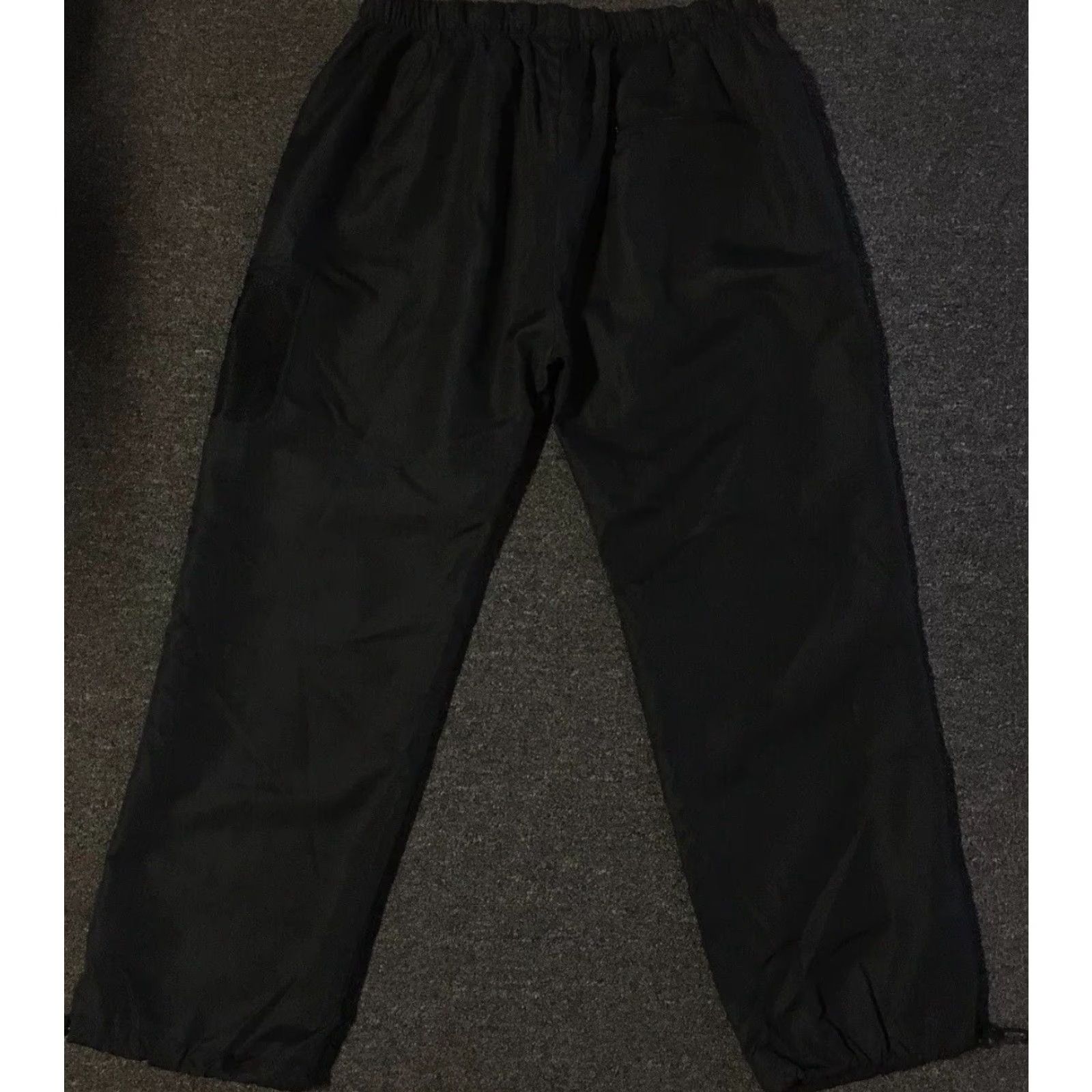 Vintage DAMAGE Track Pants XL Polar Skate Co Baggy Swishy Chinos & Khakis Black Men's Pants XL Reg Belted Pockets 80s 90s Skateboard Vintage Big Boy Size US 36 / EU 52 - 2 Thumbnail