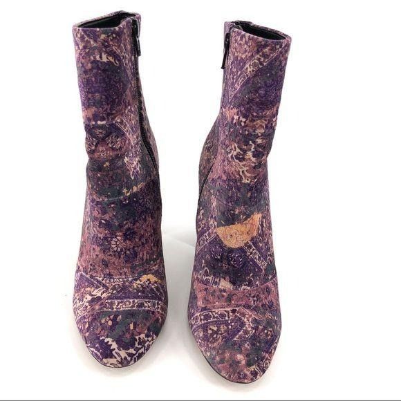 BCBGeneration BCBGeneration Retro 70s Ankle Booties Sz 7 Glam GoGo Purple Size US 7 / IT 37 - 2 Thumbnail