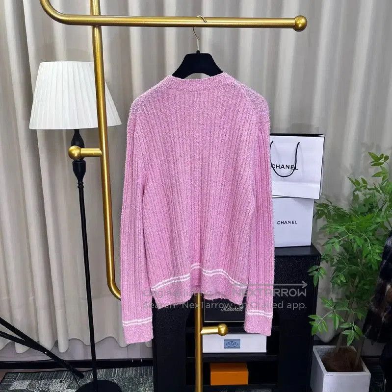Chanel Chanel Pink Cardigan Sweater for Women . Size XL / US 12-14 / IT 48-50 - 2 Thumbnail