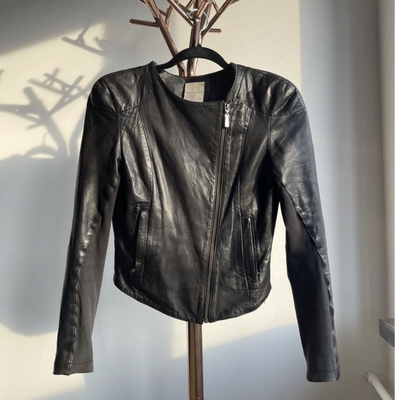 Other Benedikte Utzon genuine leather jacket with broad shoulders Size S / US 4 / IT 40 - 9 Thumbnail