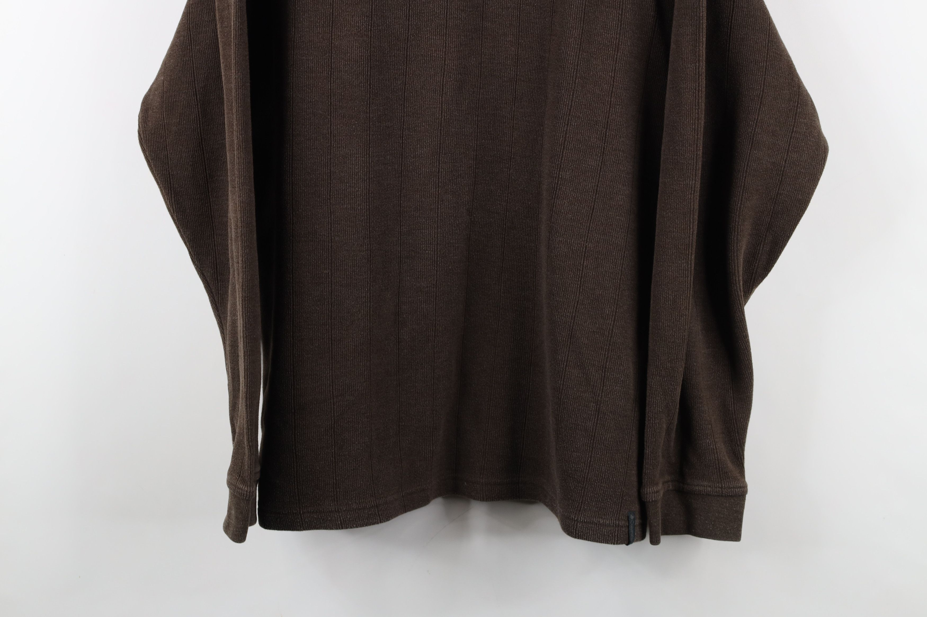 Columbia × Vintage Vintage 90s Y2K Columbia Ribbed Long Sleeve T-Shirt Brown Size US M / EU 48-50 / 2 - 3 Thumbnail