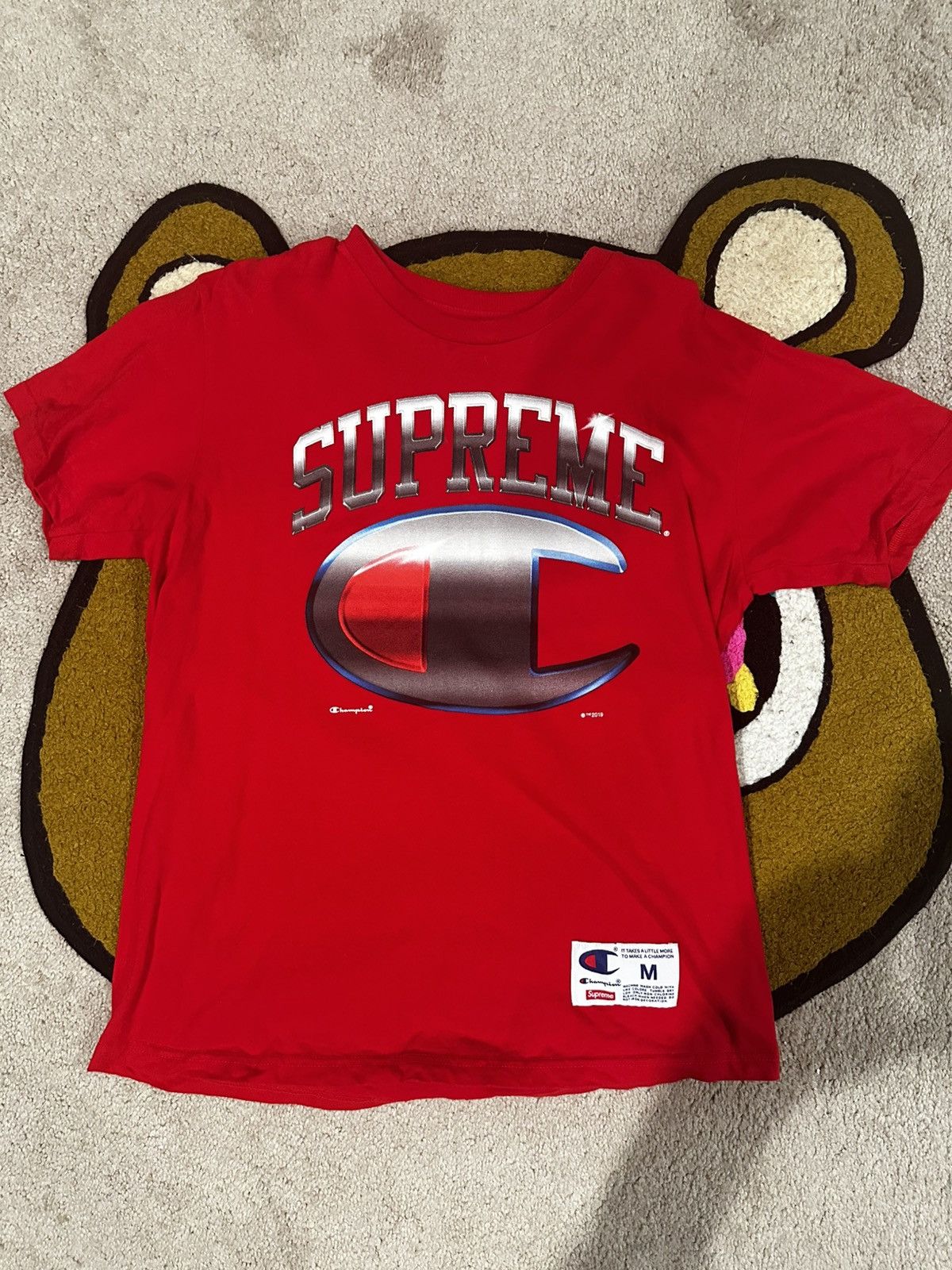 Champion × Supreme Supreme x Champion Chrome Tee Size US M / EU 48-50 / 2 - 1 Thumbnail