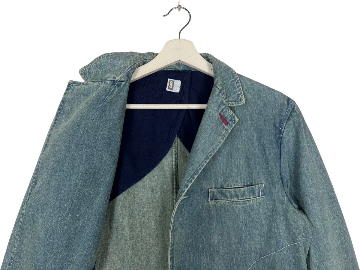 Japanese Brand 🔥 9 SPEC BROKEN DENIM JACKET Size US M / EU 48-50 / 2 - 10 Thumbnail