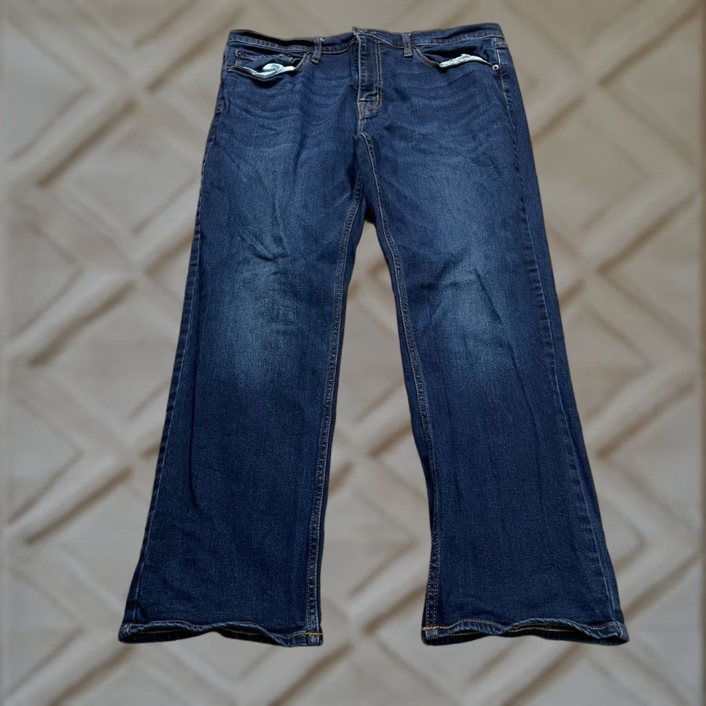 Vintage VINTAGE Godfellow Mens Jeans 38x29 Denim Slim Straight Leg Dark Wash Cotton Spandex Size US 38 / EU 54 - 1 Thumbnail